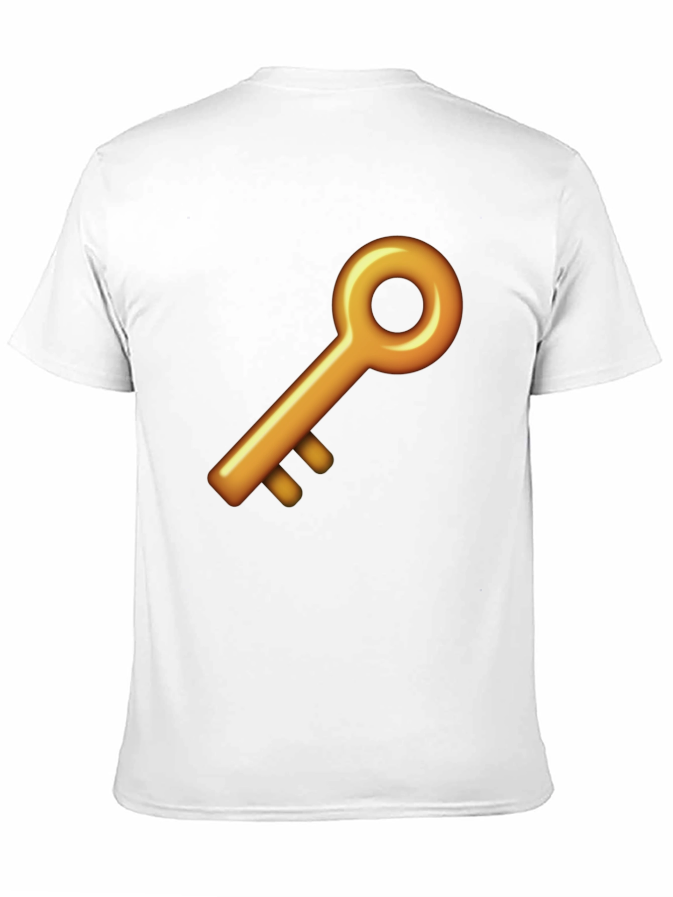 Golden Key Graphic Black T-Shirt