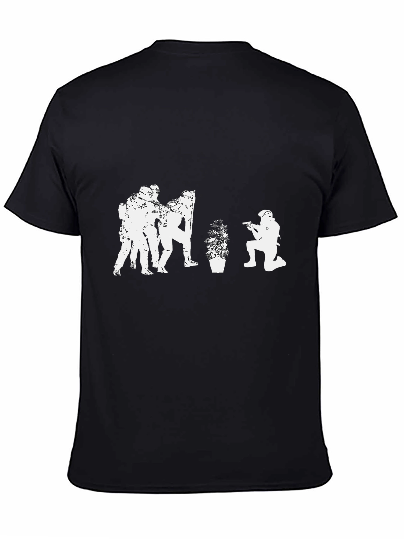 Tactical Plant T-Shirt - Black Graphic Tee