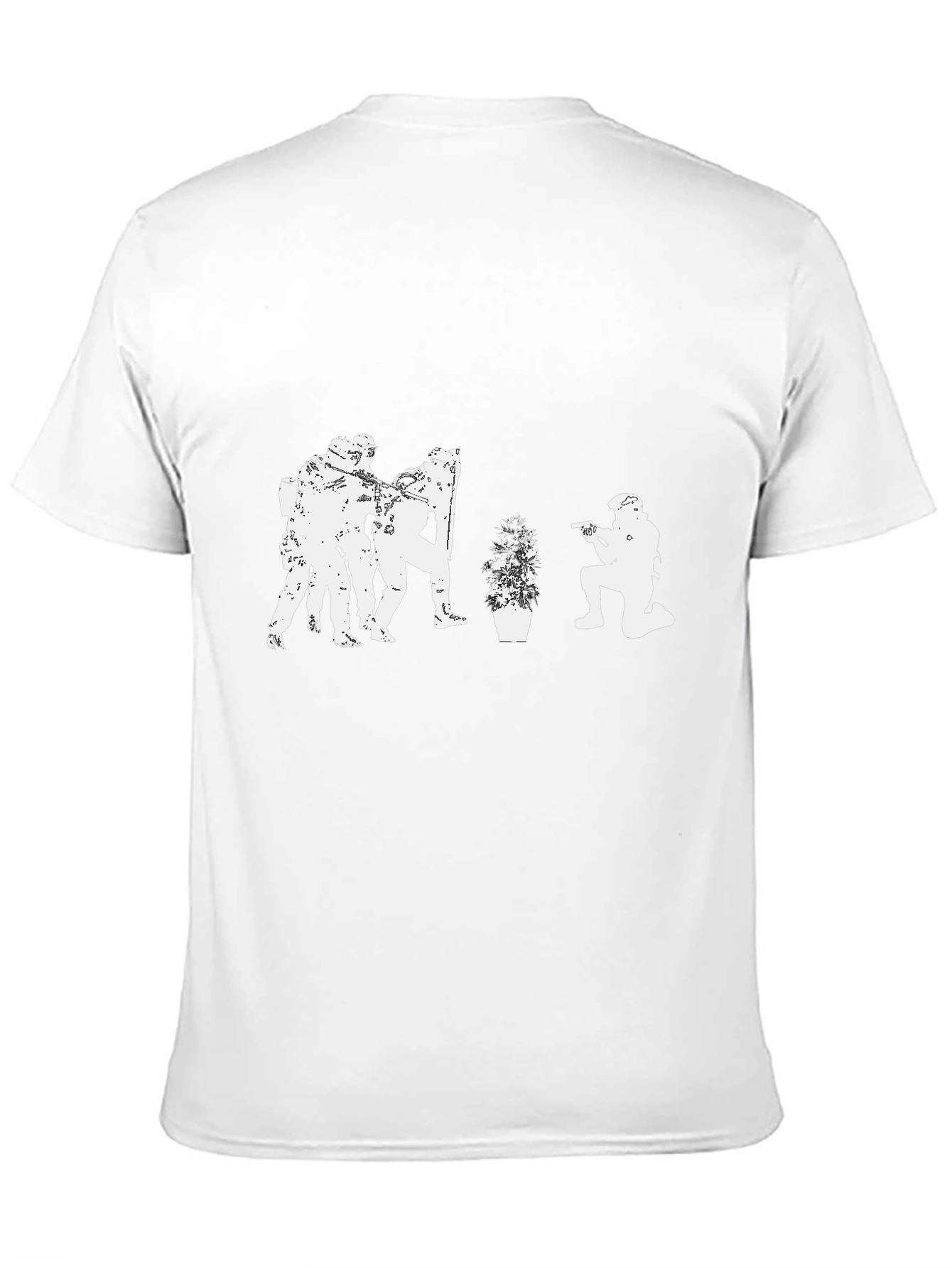 Tactical Plant T-Shirt - Black Graphic Tee