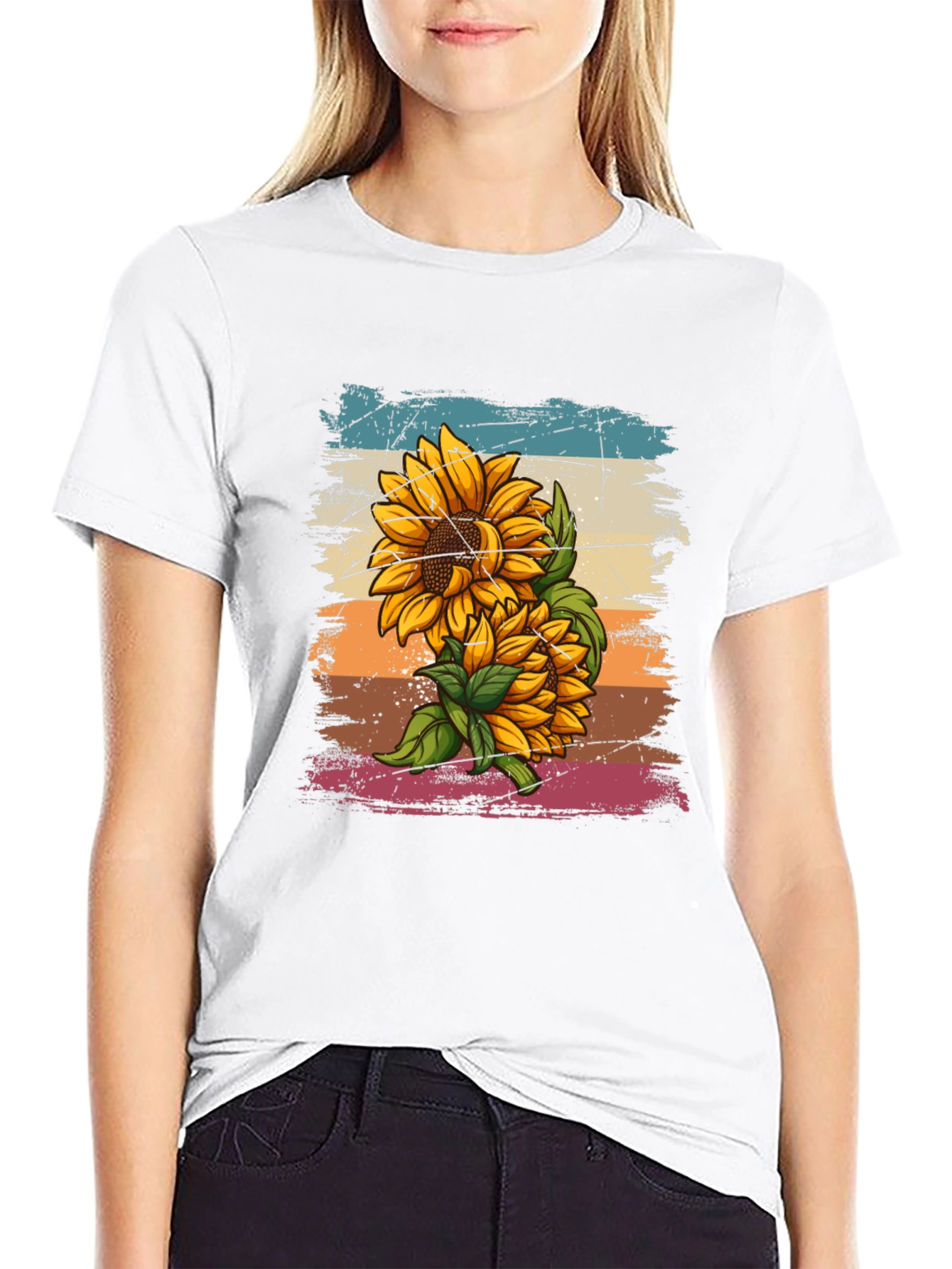 Sunflower Retro T-Shirt