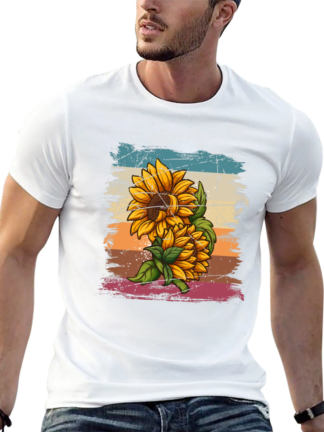 Sunflower Retro T-Shirt
