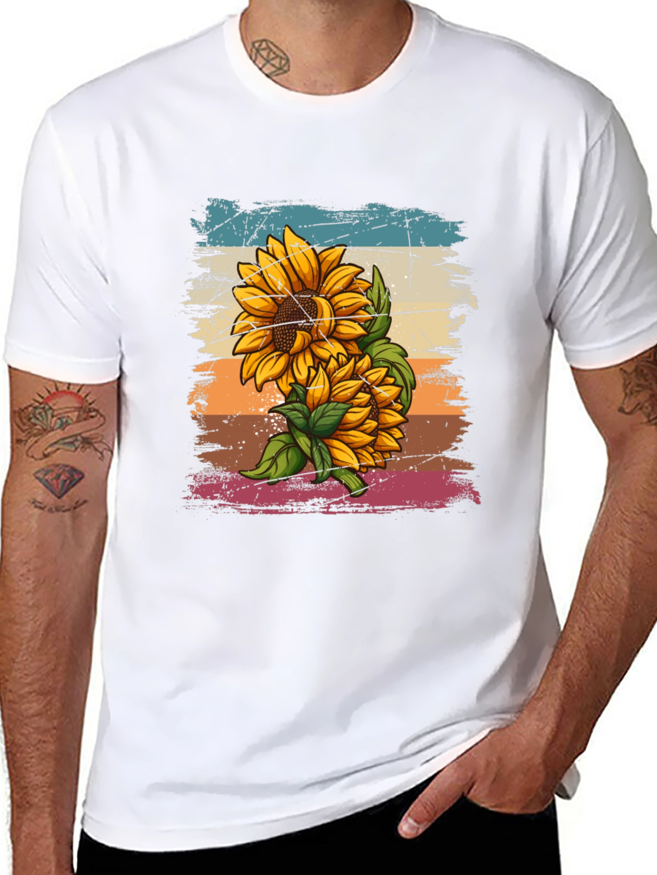 Sunflower Retro T-Shirt