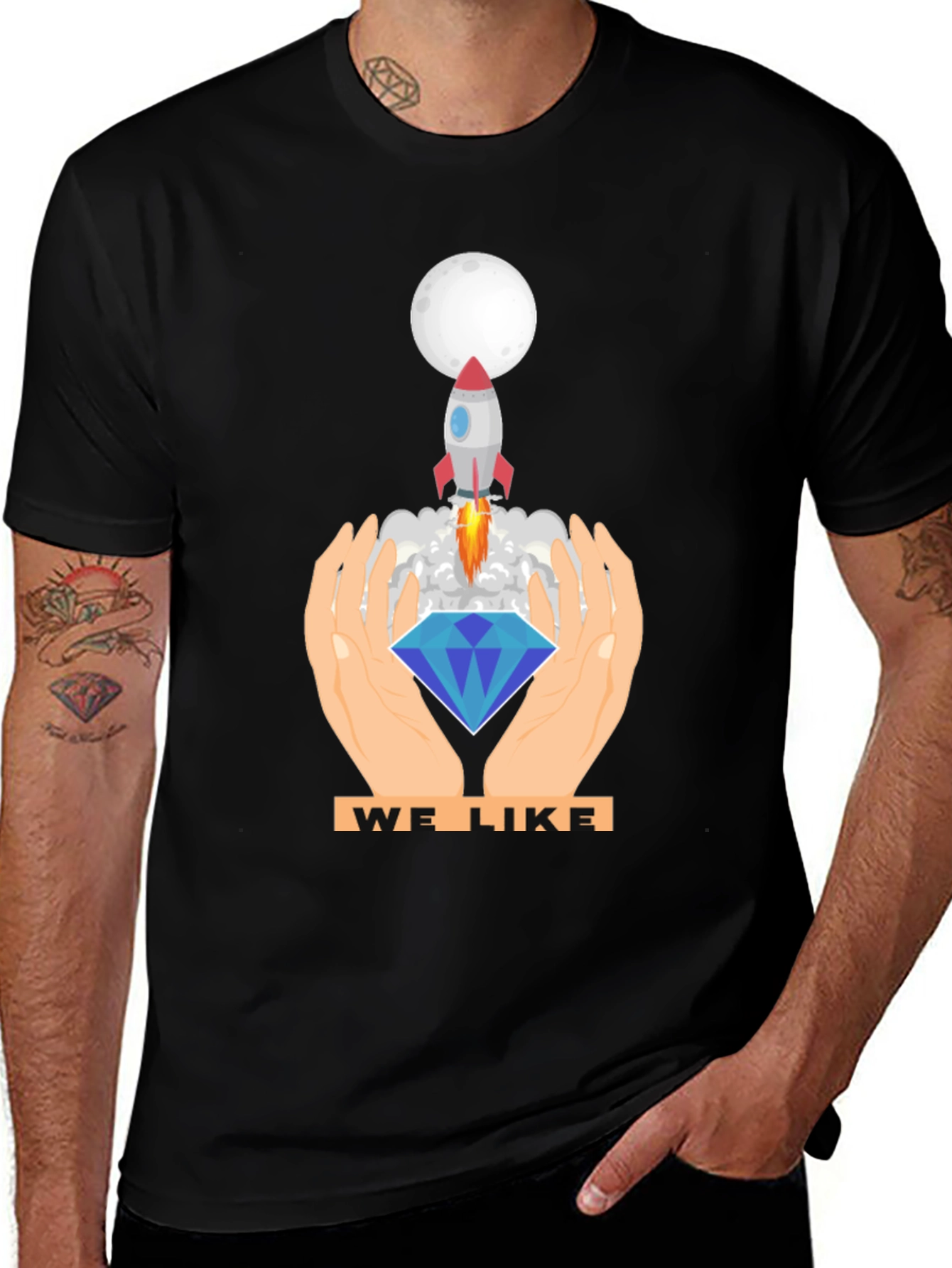 We Like Diamond Rocket T-Shirt