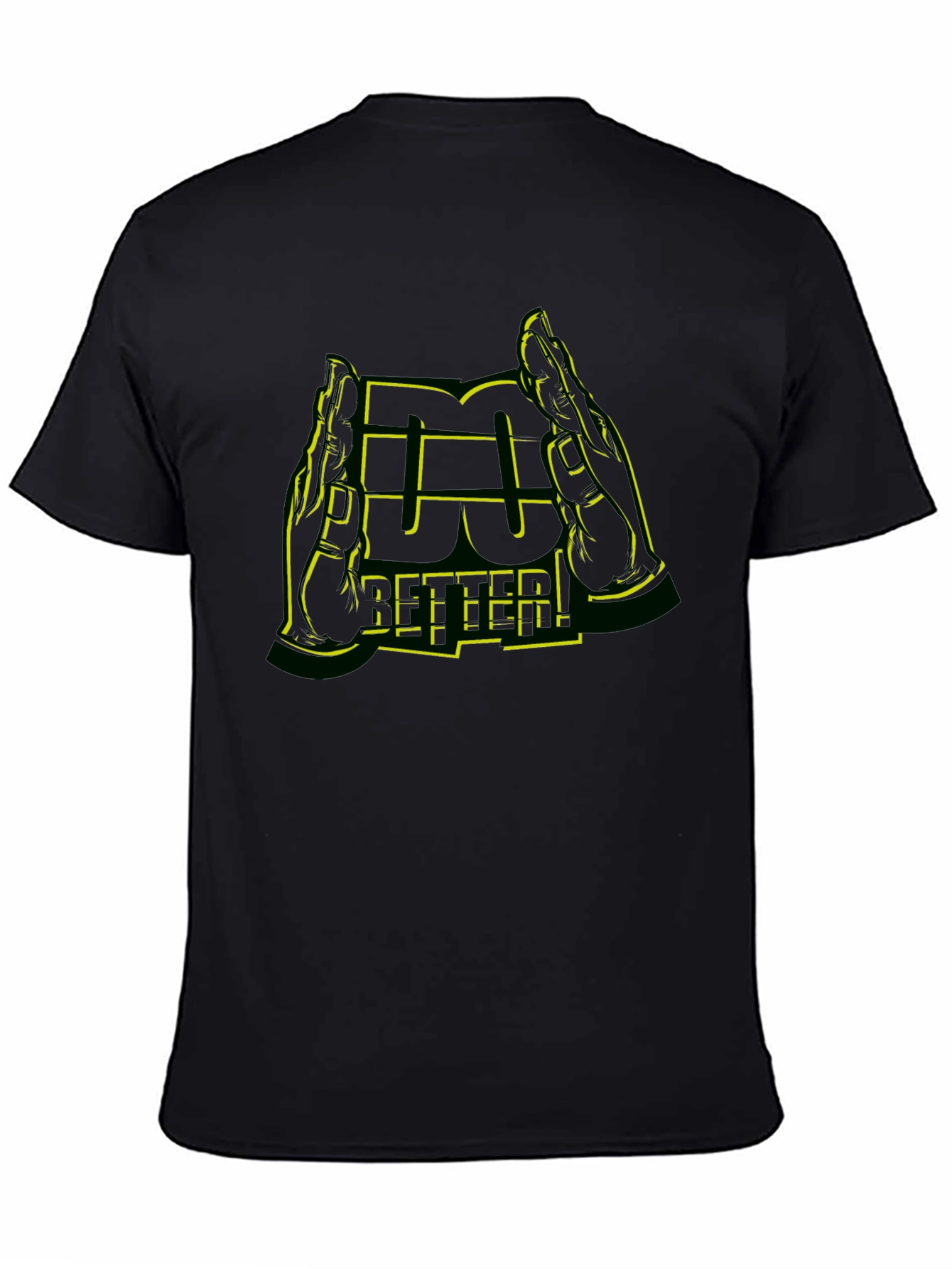Do Better Graphic Tee - Black Crewneck T-Shirt
