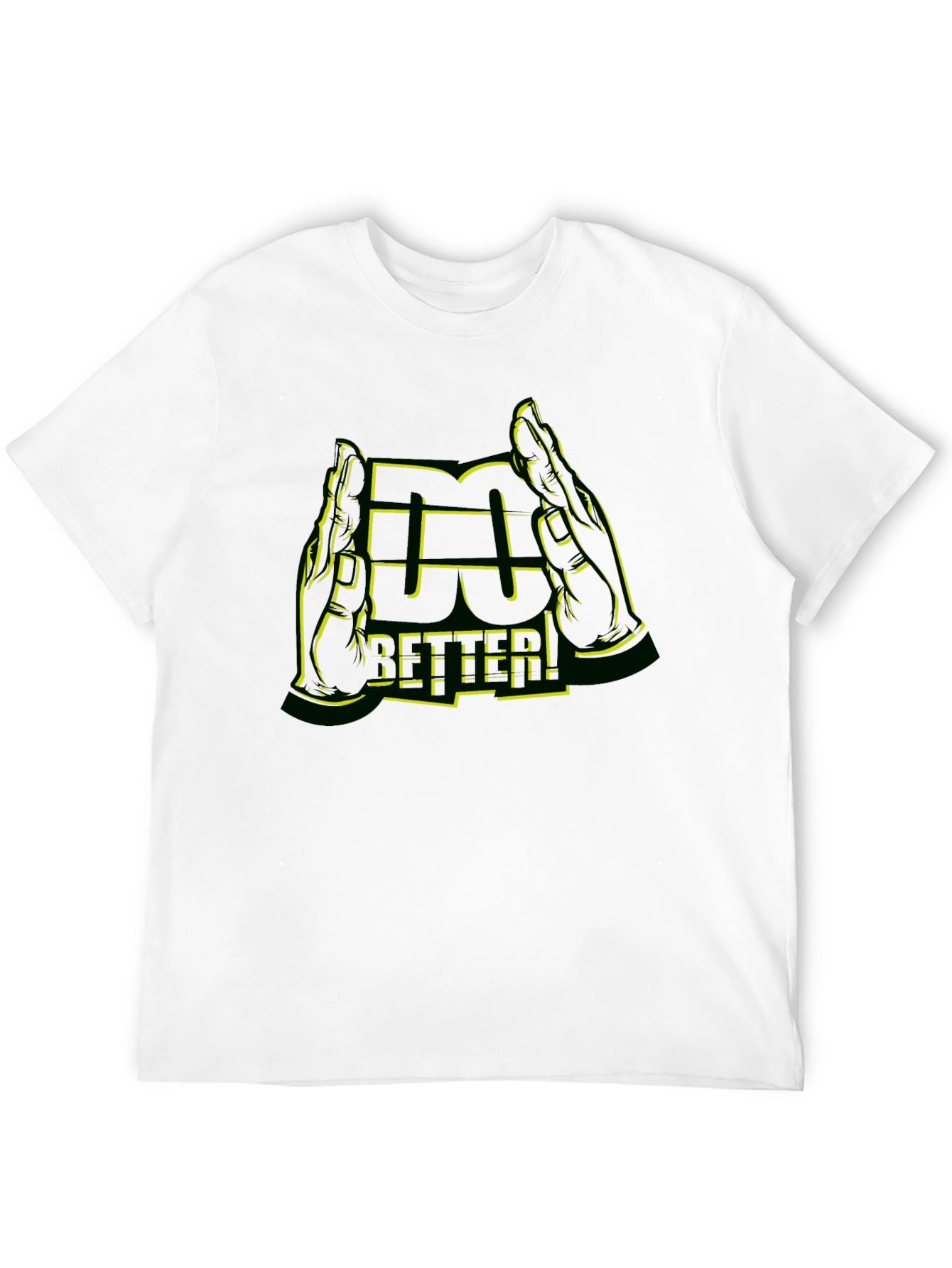 Do Better Graphic Tee - Black Crewneck T-Shirt