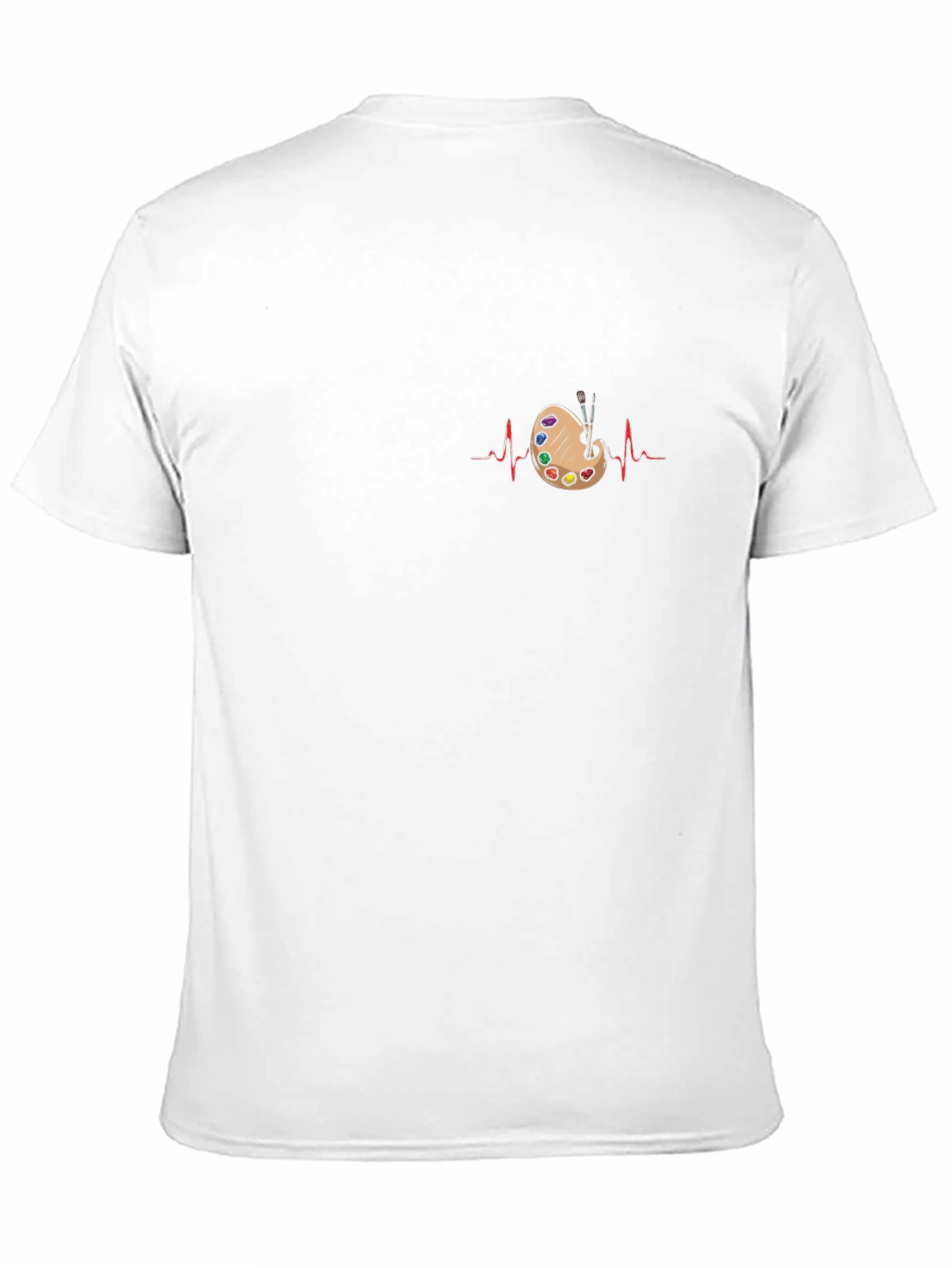 Artist Heartbeat T-Shirt - Painter Palette Tee