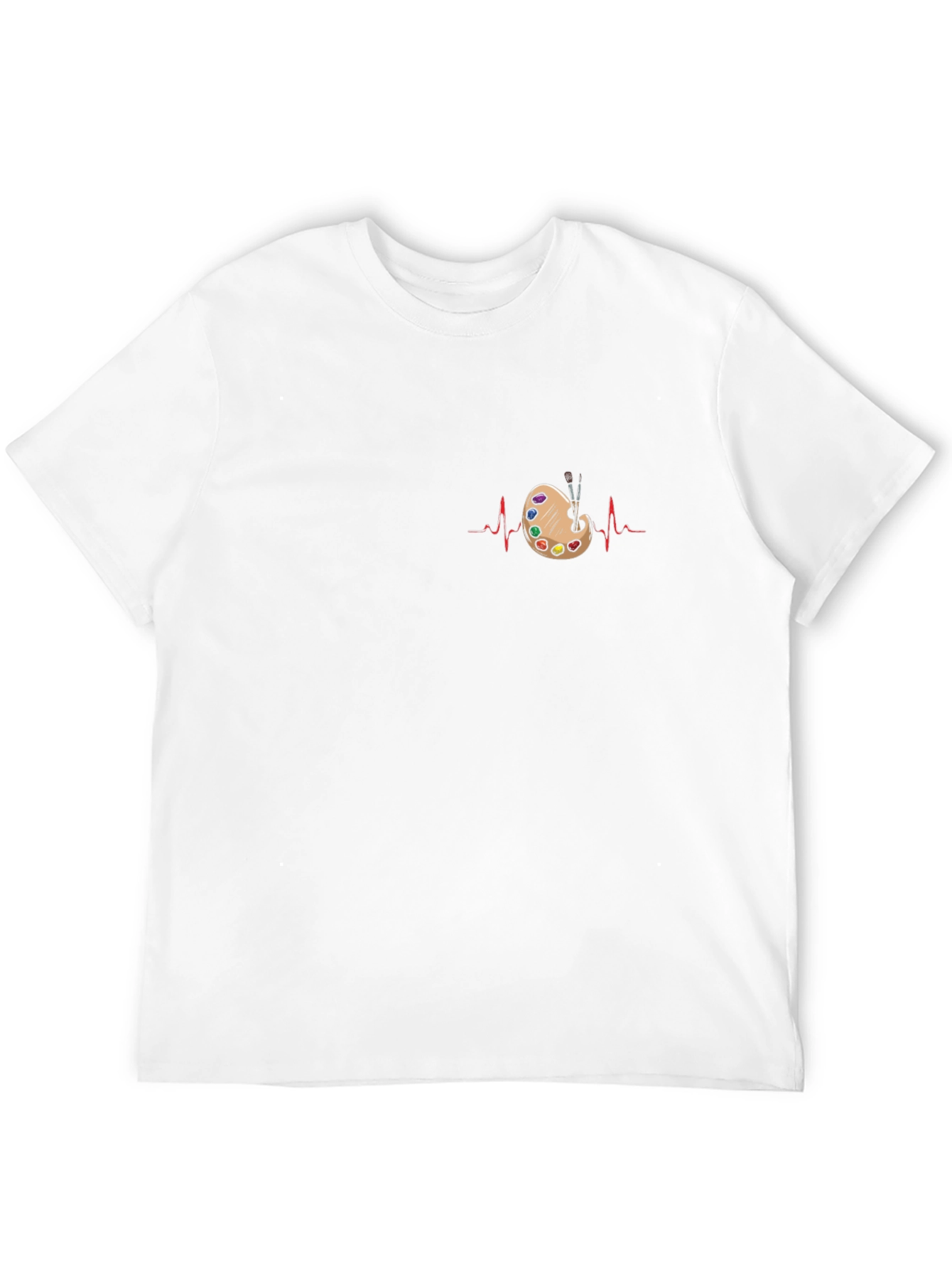 Artist Heartbeat T-Shirt - Painter Palette Tee