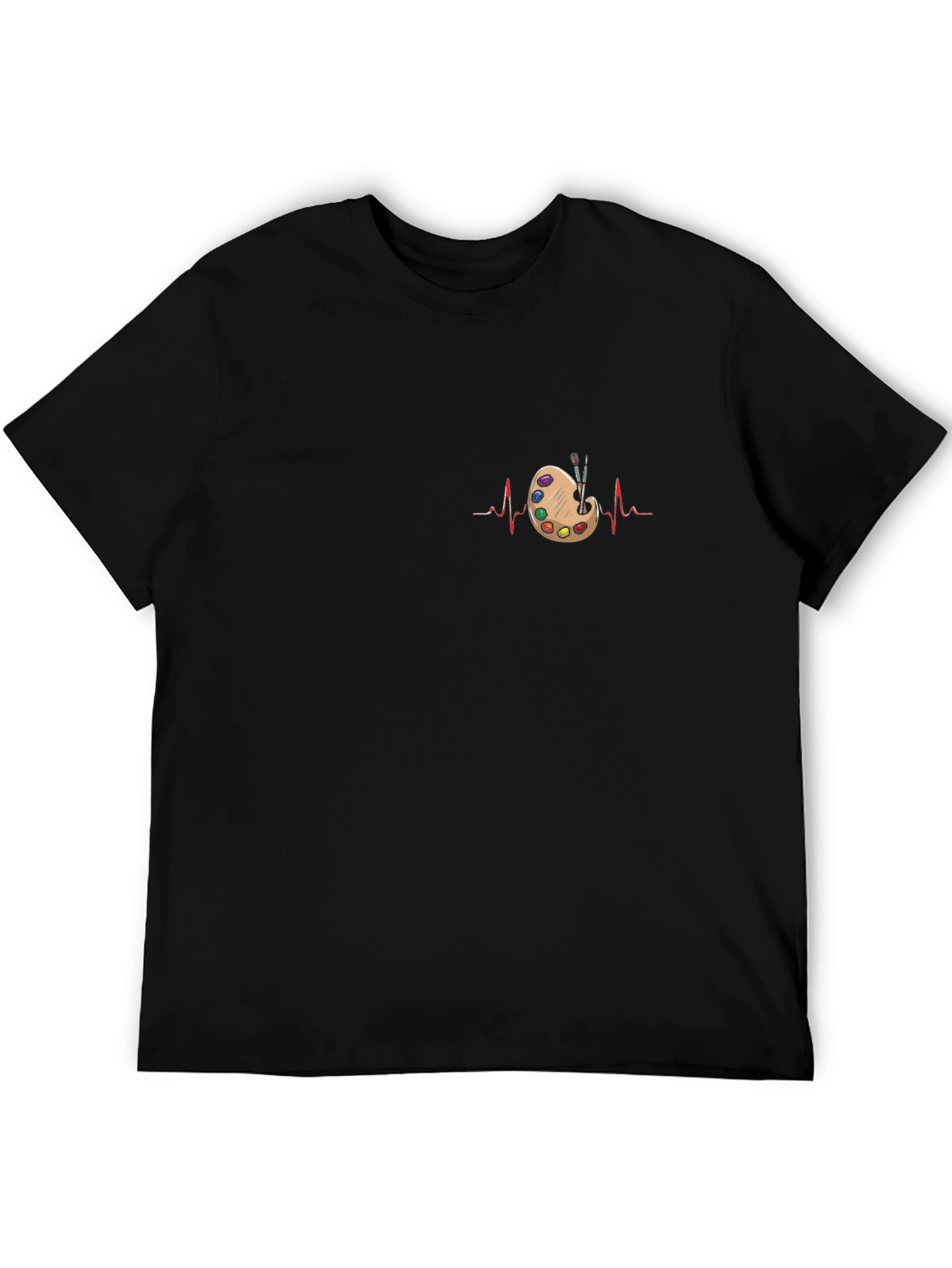 Artist Heartbeat T-Shirt - Painter Palette Tee