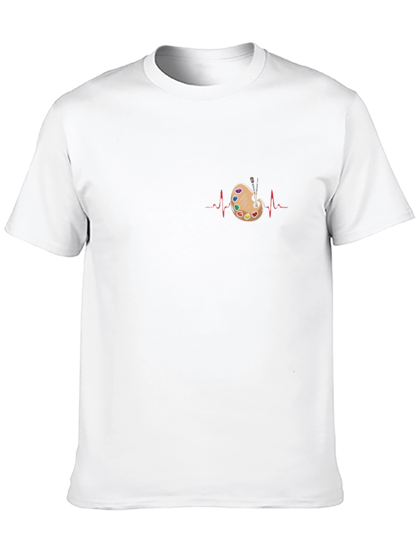 Artist Heartbeat T-Shirt - Painter Palette Tee