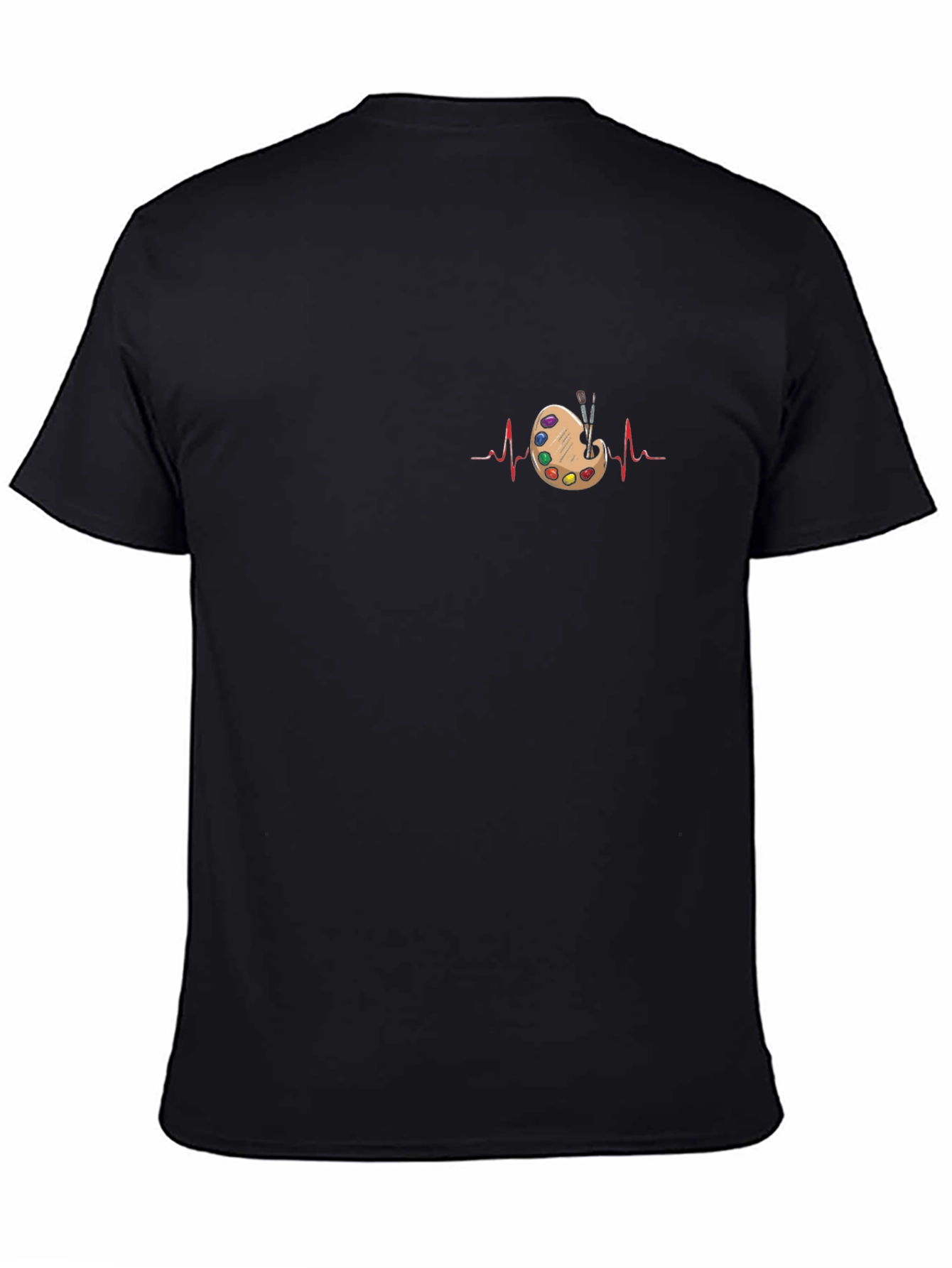 Artist Heartbeat T-Shirt - Painter Palette Tee