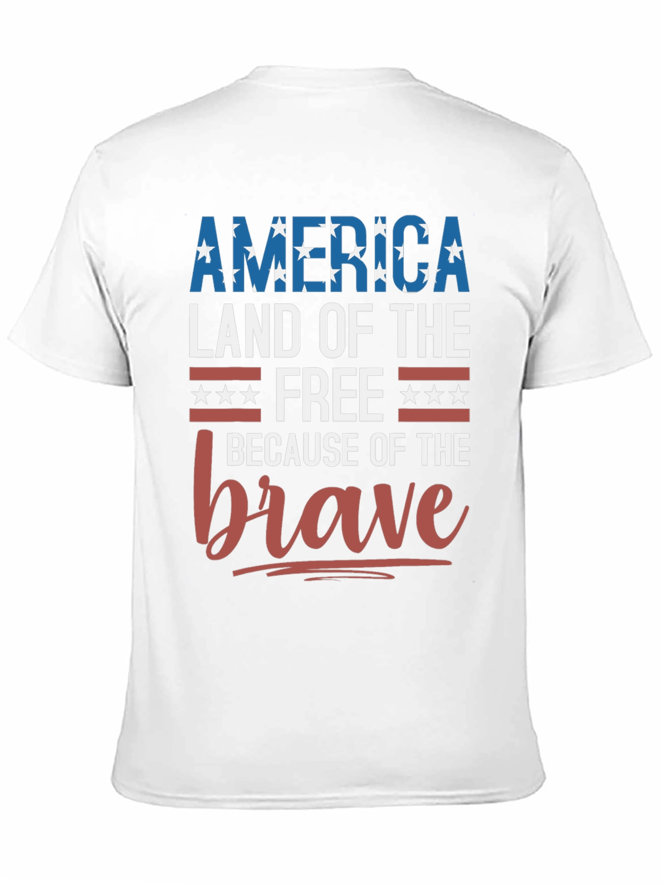 America Land of the Free Patriotic T-Shirt