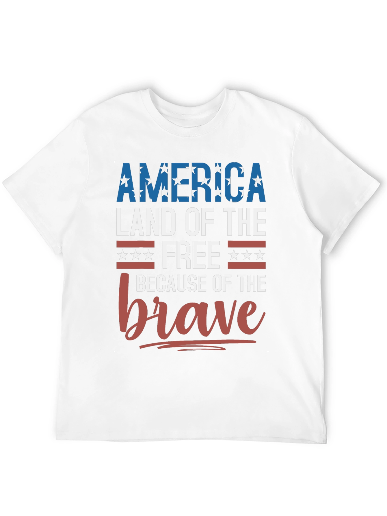 America Land of the Free Patriotic T-Shirt