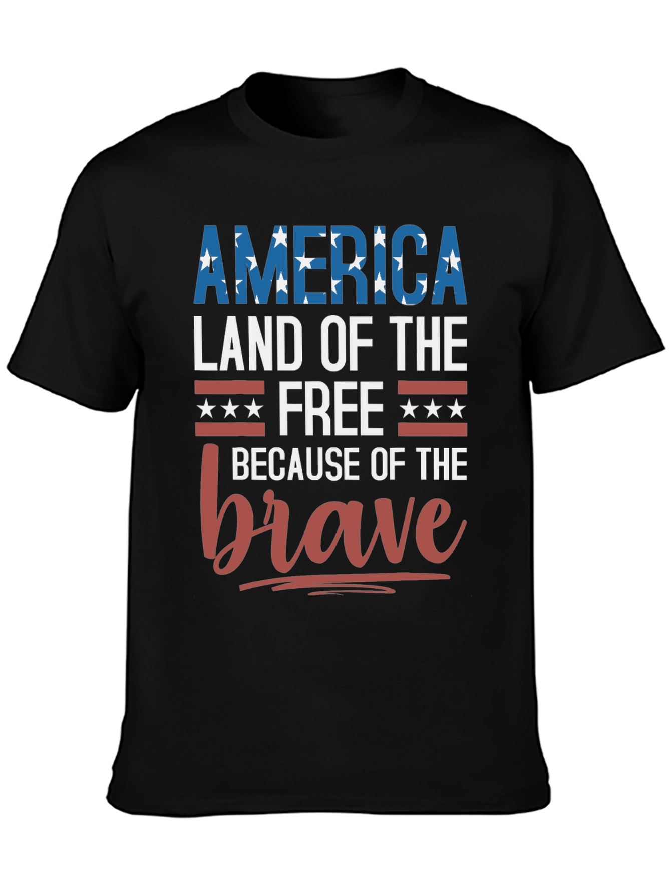 America Land of the Free Patriotic T-Shirt