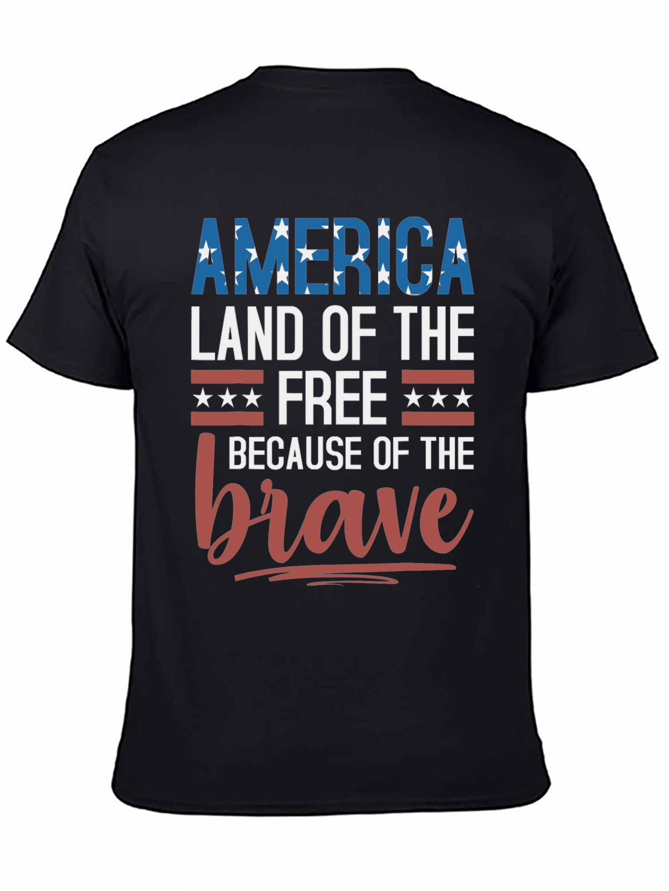 America Land of the Free Patriotic T-Shirt