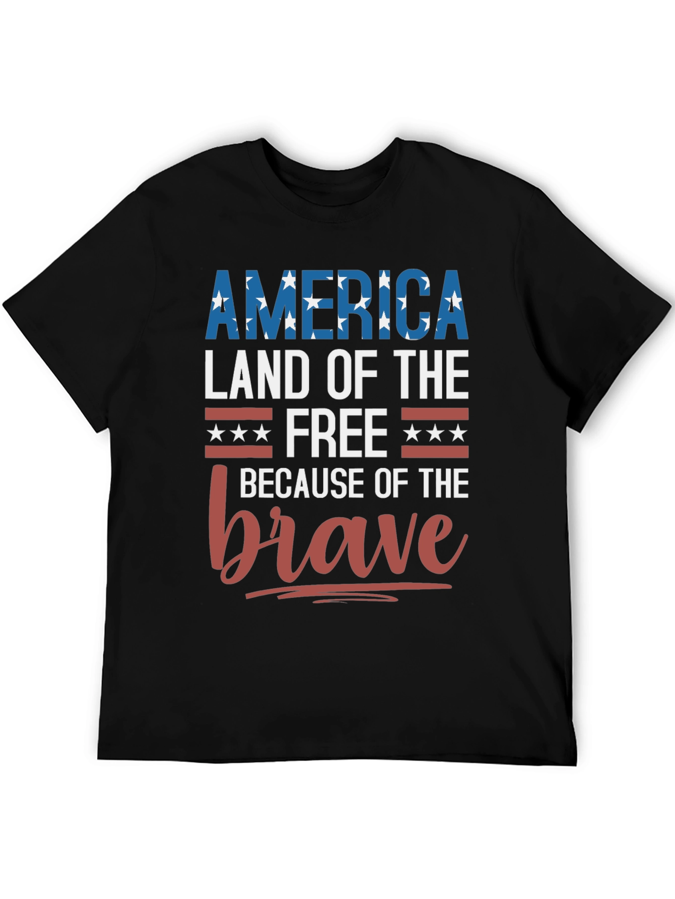America Land of the Free Patriotic T-Shirt