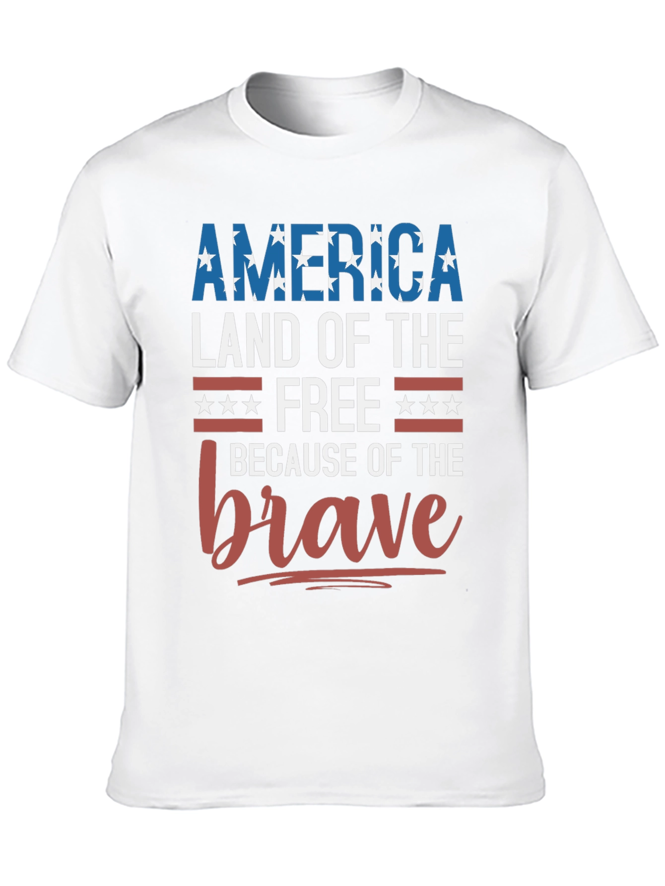 America Land of the Free Patriotic T-Shirt