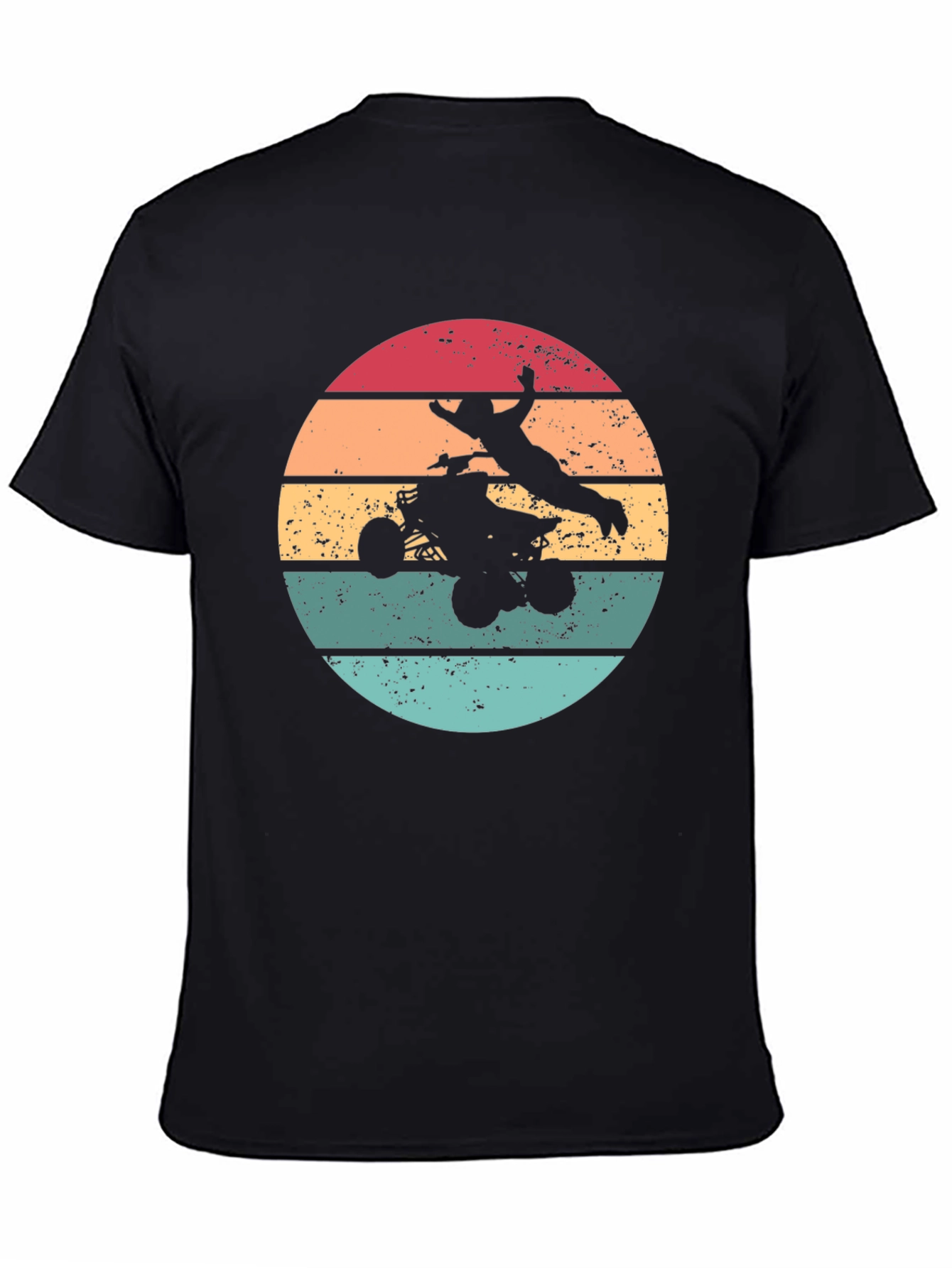 ATV Rider Sunset Graphic Tee