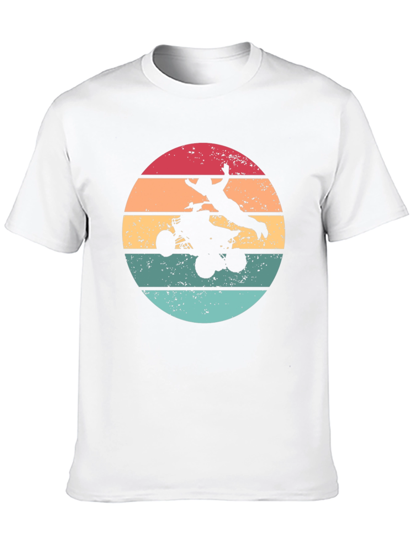 ATV Rider Sunset Graphic Tee