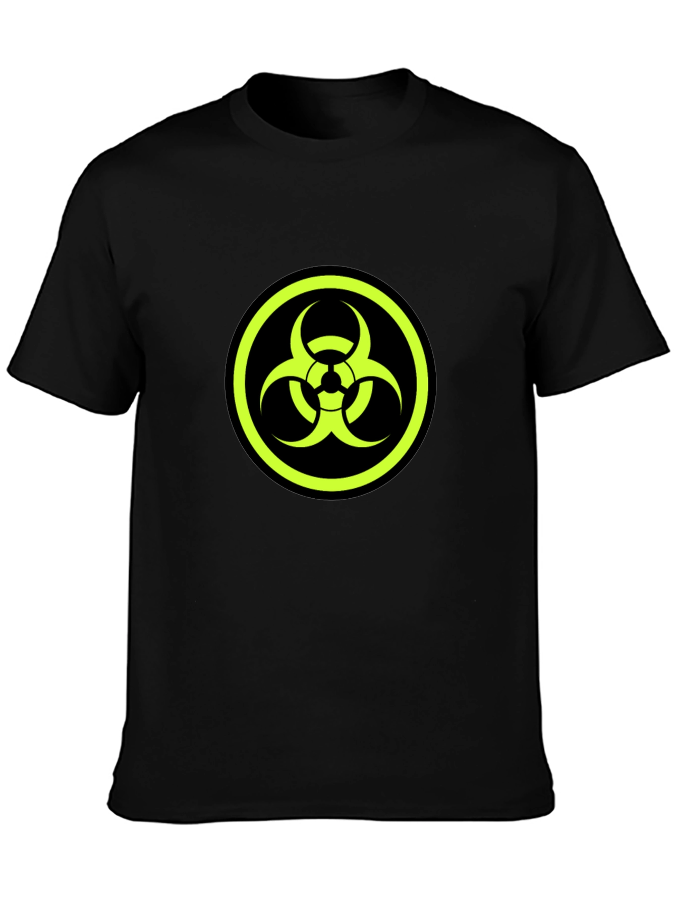 Biohazard Symbol Graphic Tee - Black T-Shirt