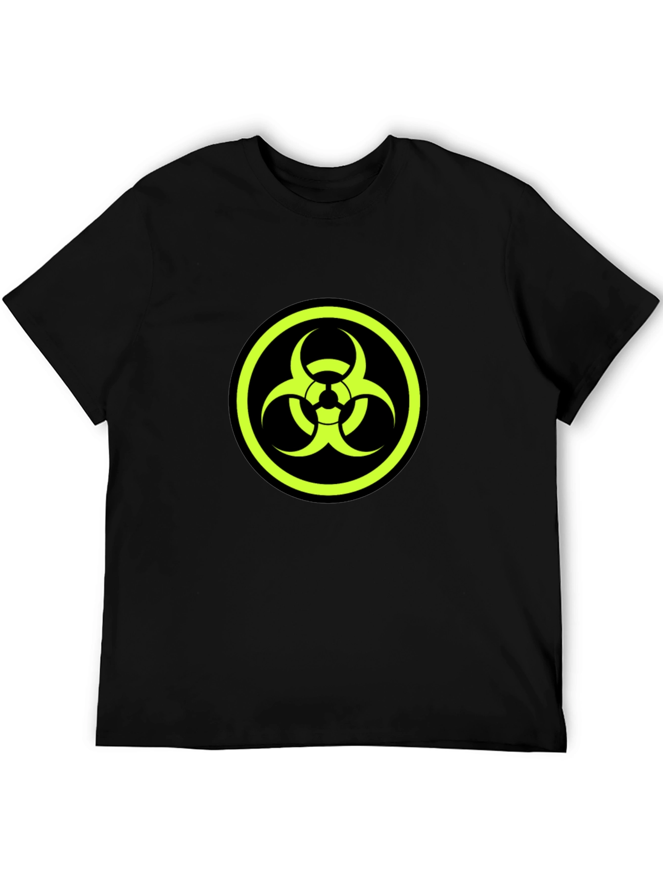 Biohazard Symbol Graphic Tee - Black T-Shirt
