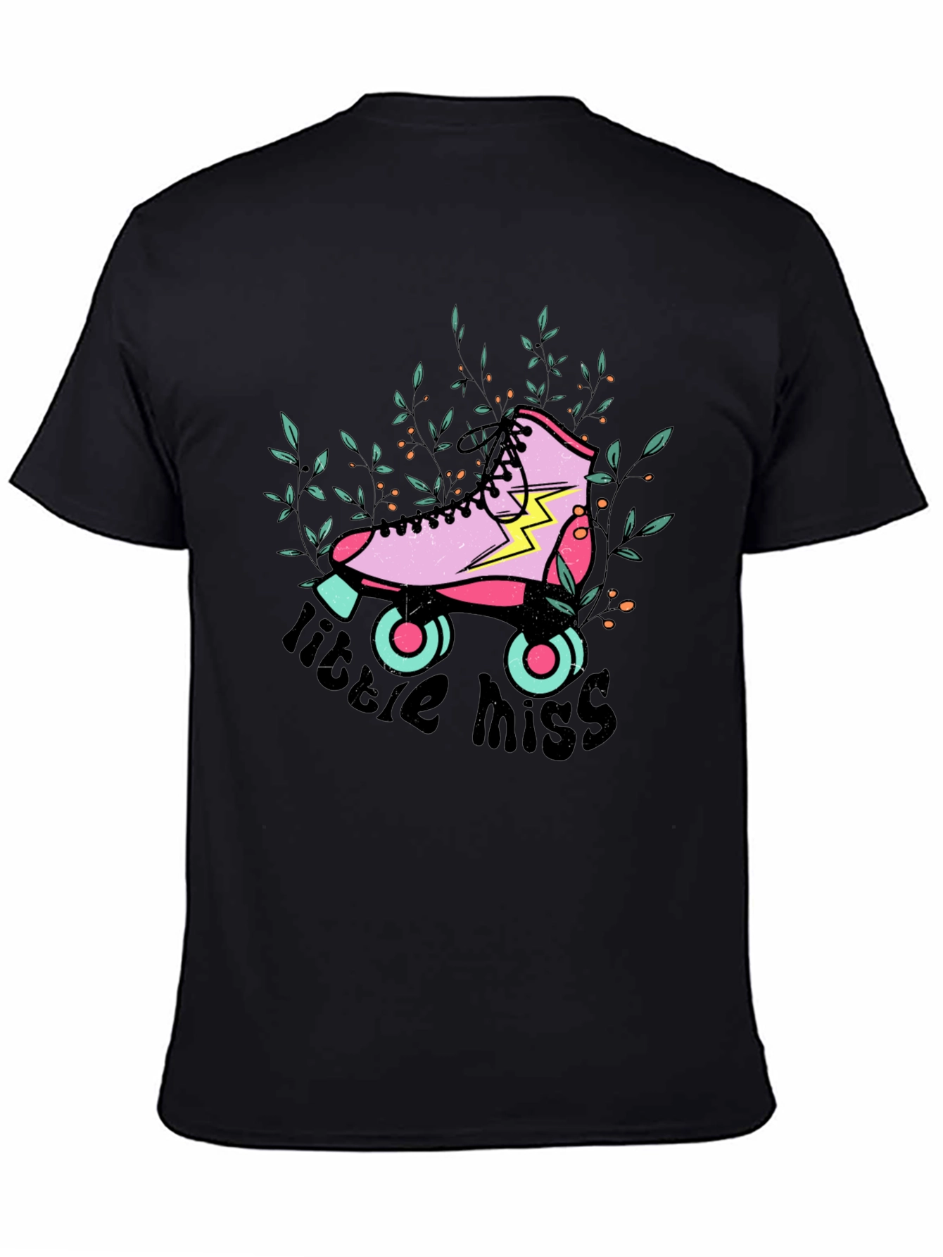 Retro Roller Skate Tee - Little Miss Graphic