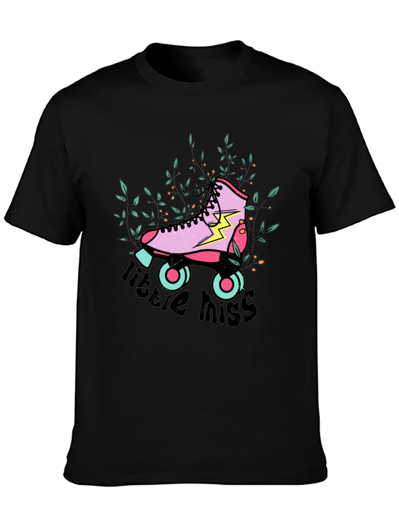 Retro Roller Skate Tee - Little Miss Graphic
