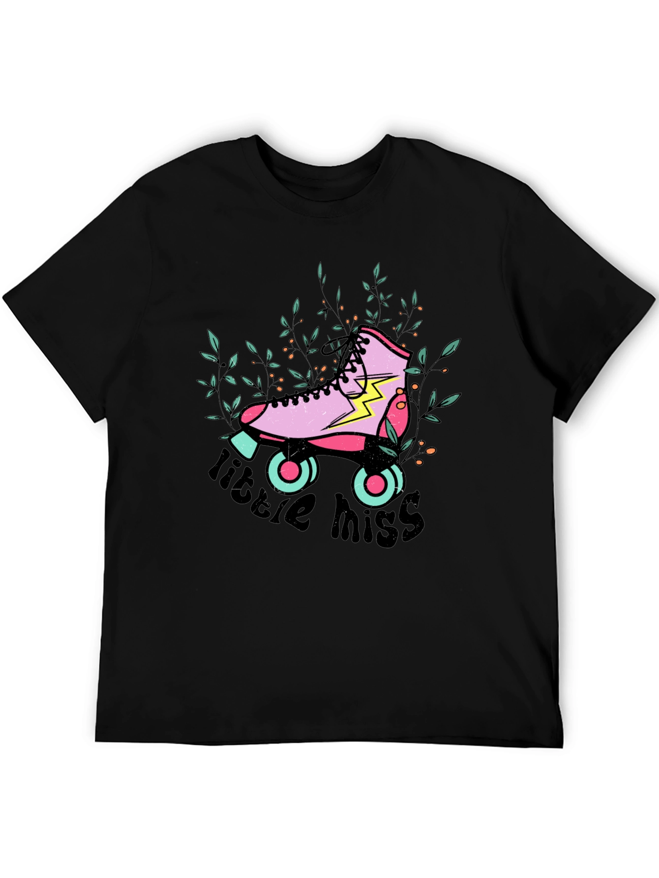 Retro Roller Skate Tee - Little Miss Graphic