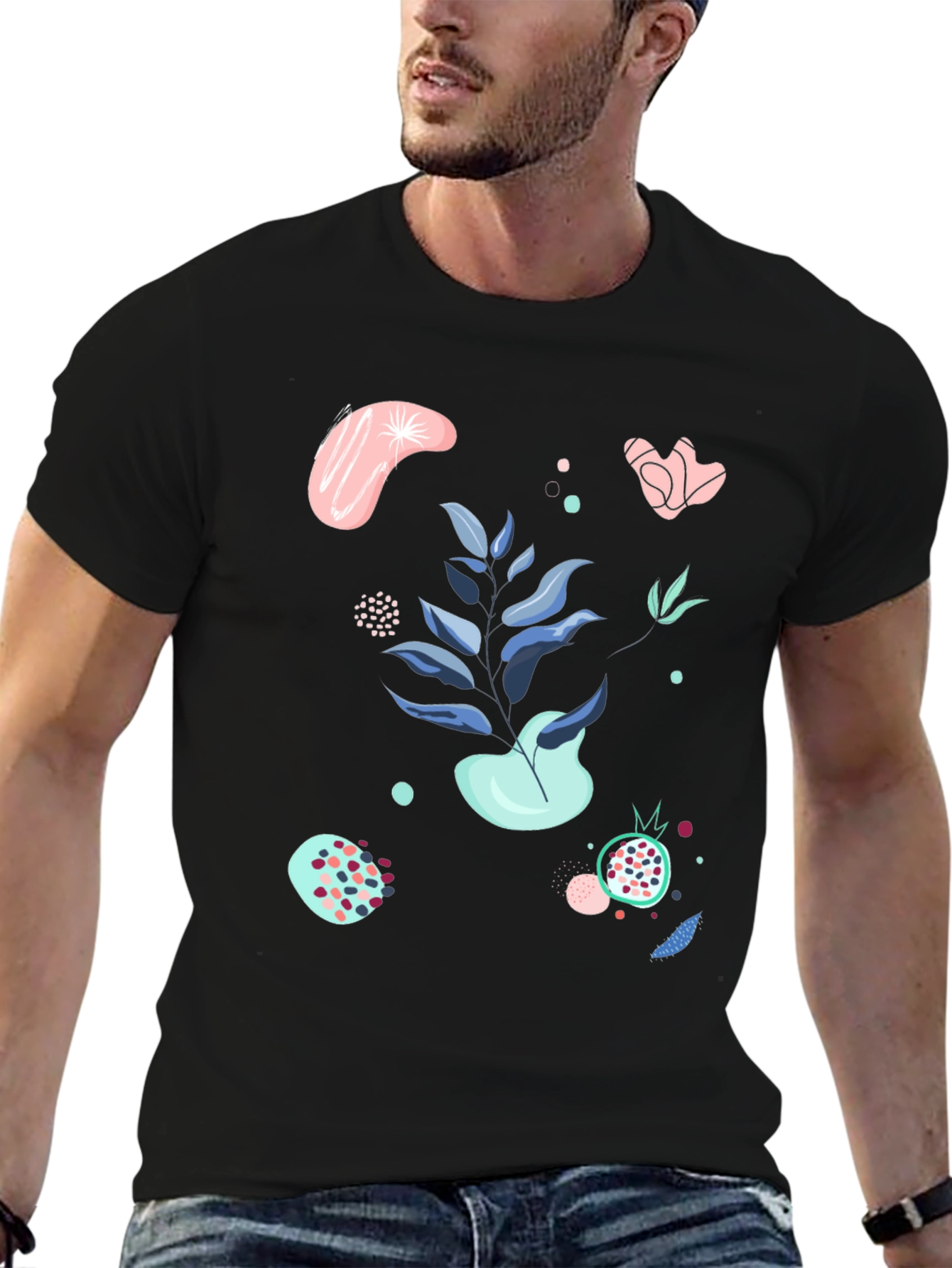 Abstract Art Graphic T-Shirt | Modern Design Tee