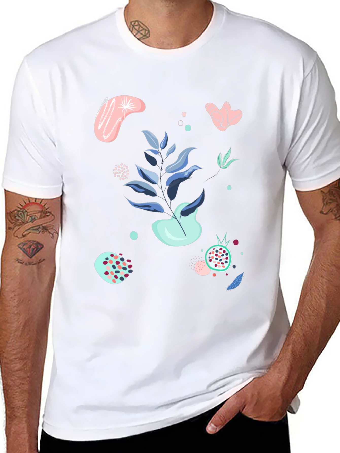 Abstract Art Graphic T-Shirt | Modern Design Tee
