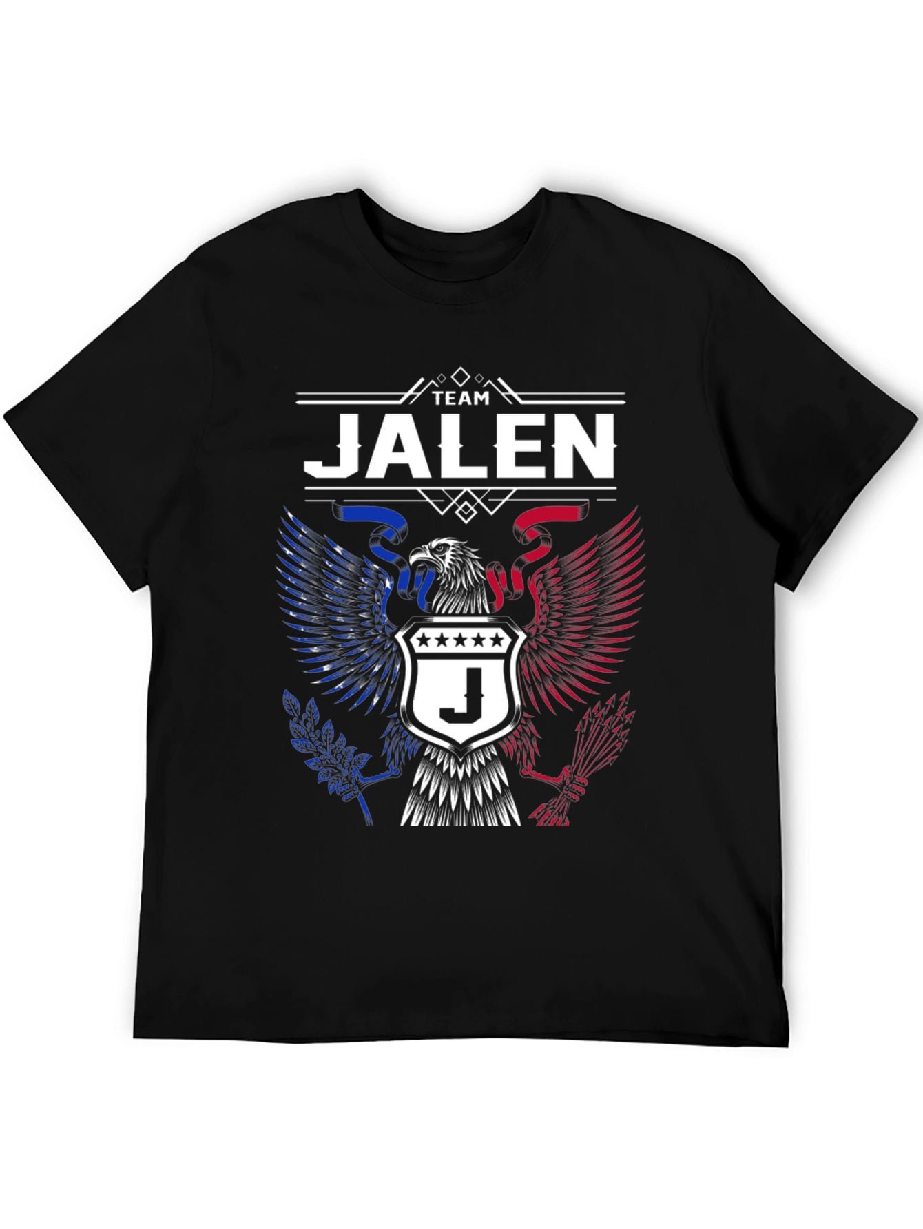 Team Jalen Eagle Graphic Tee - Patriotic Style