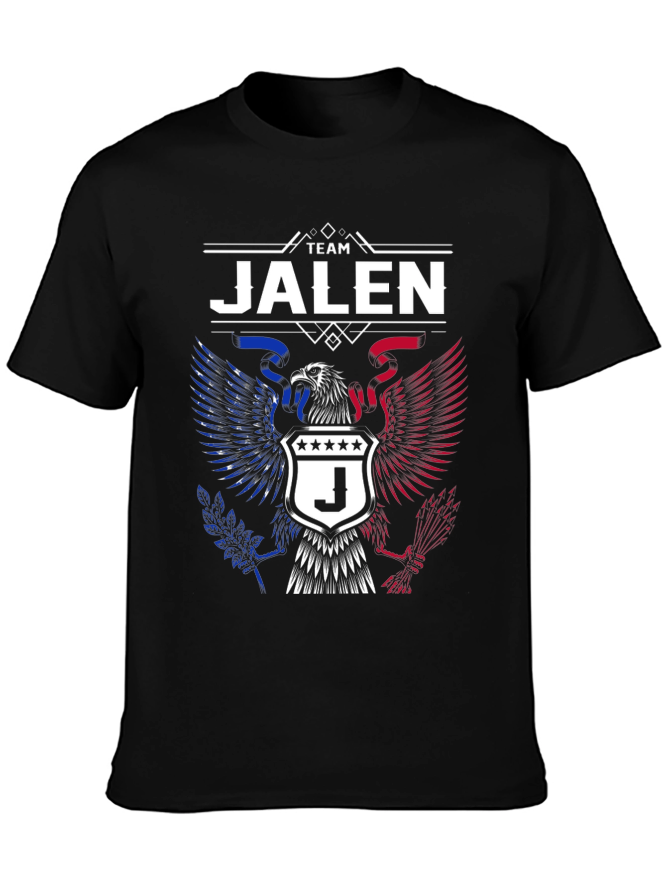 Team Jalen Eagle Graphic Tee - Patriotic Style