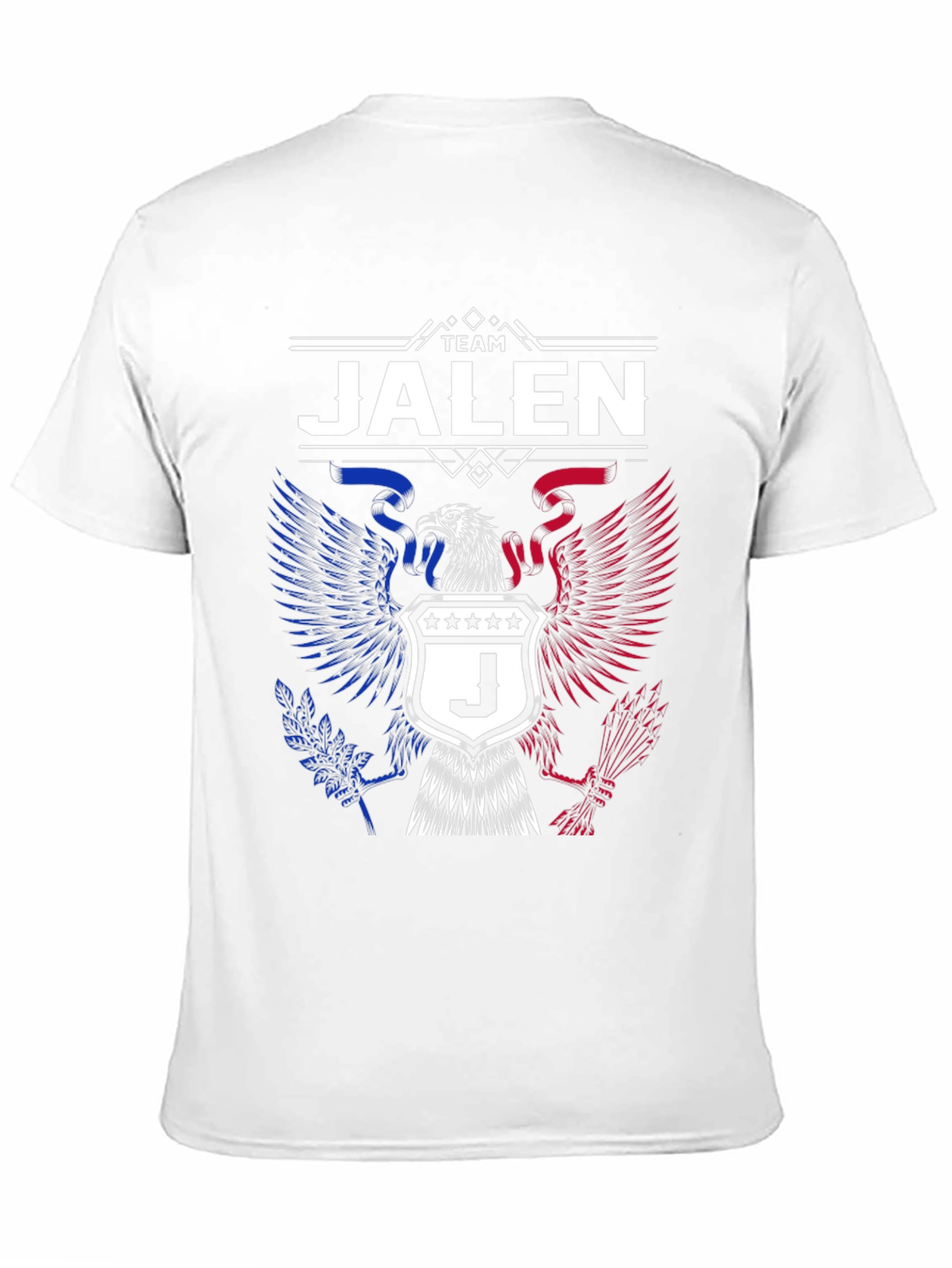 Team Jalen Eagle Graphic Tee - Patriotic Style