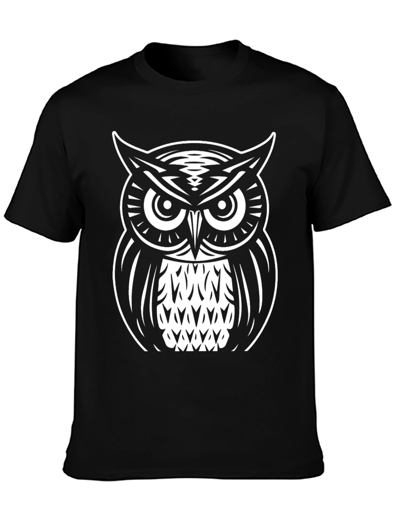 Owl Graphic Print T-Shirt