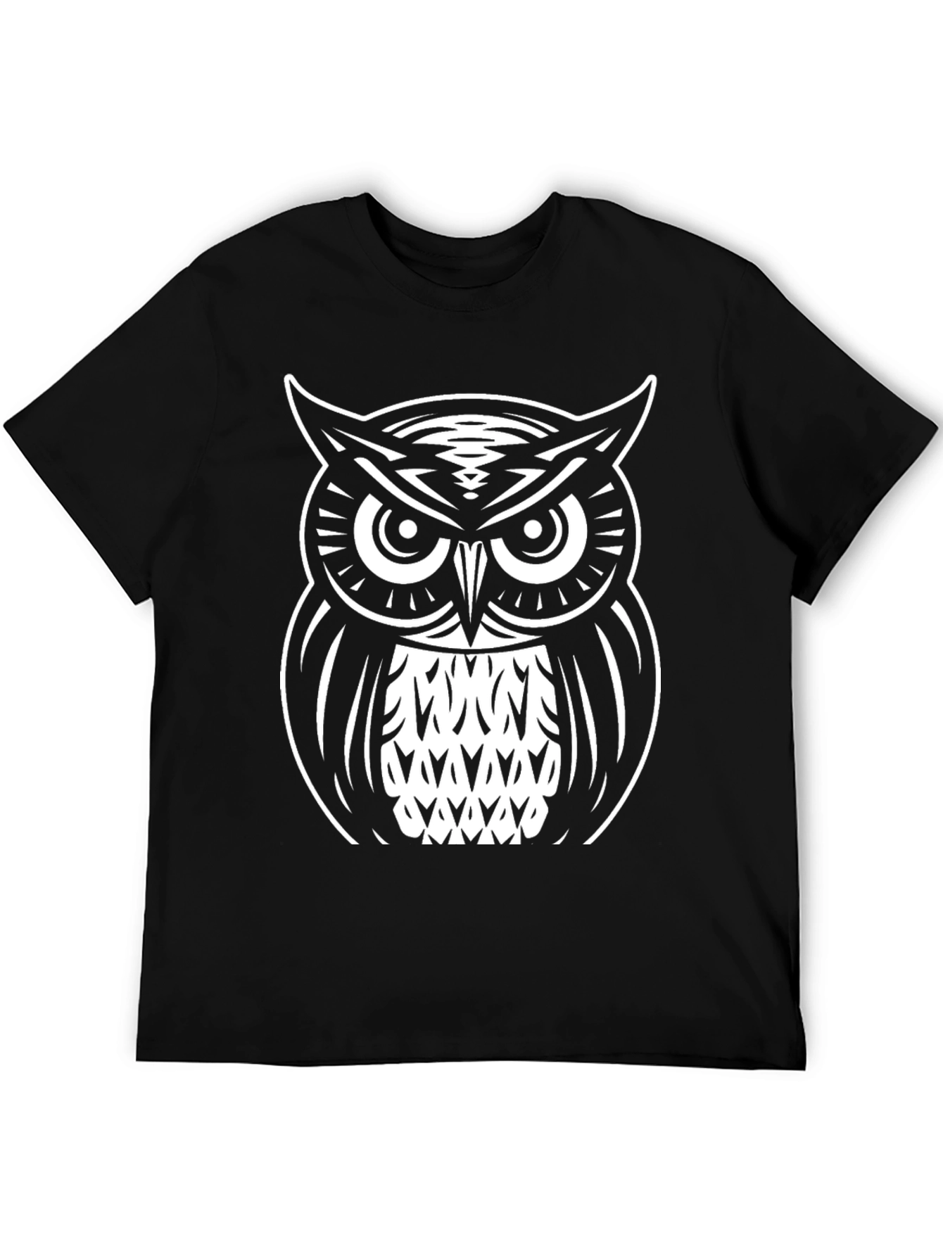 Owl Graphic Print T-Shirt