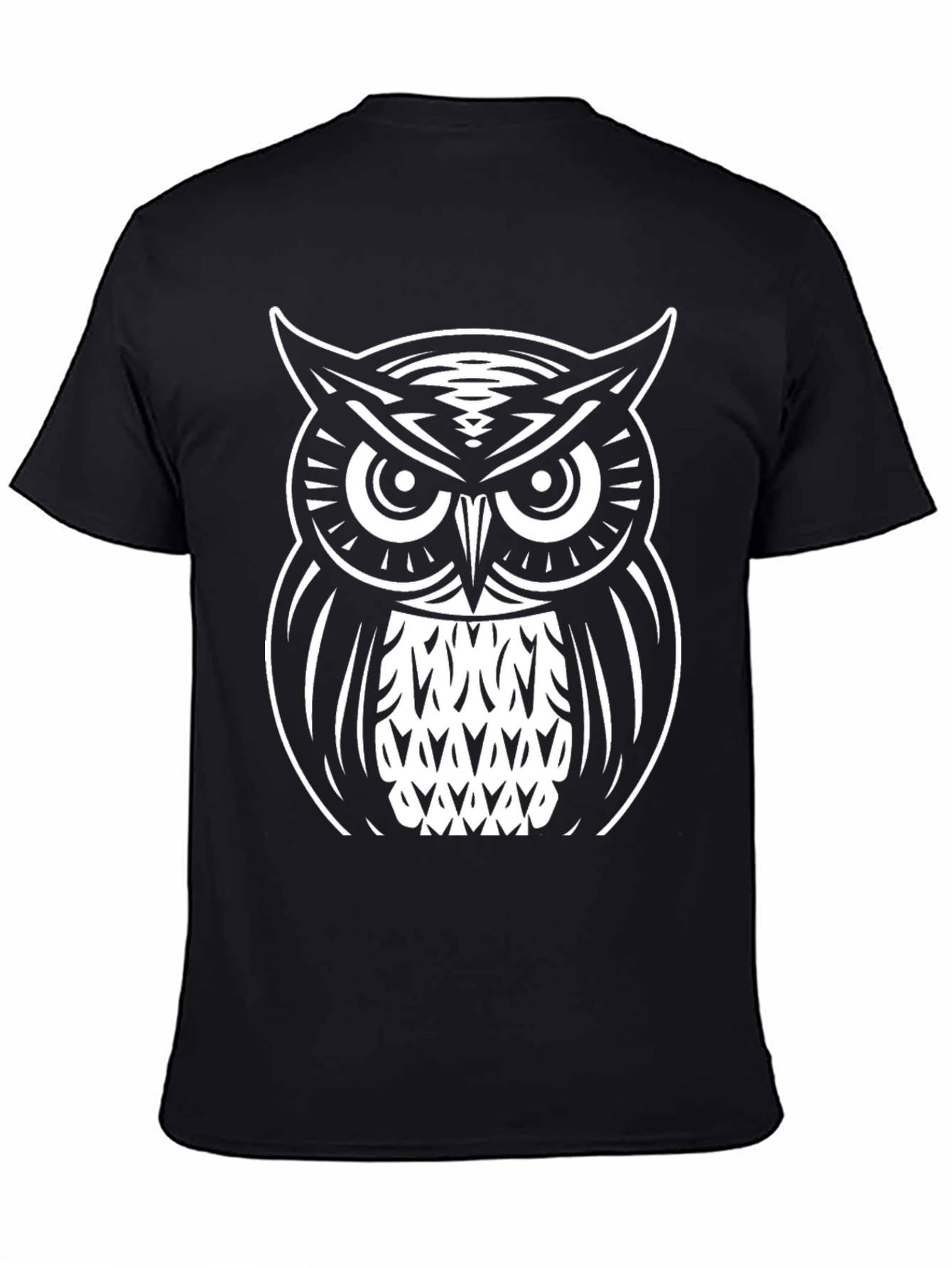 Owl Graphic Print T-Shirt