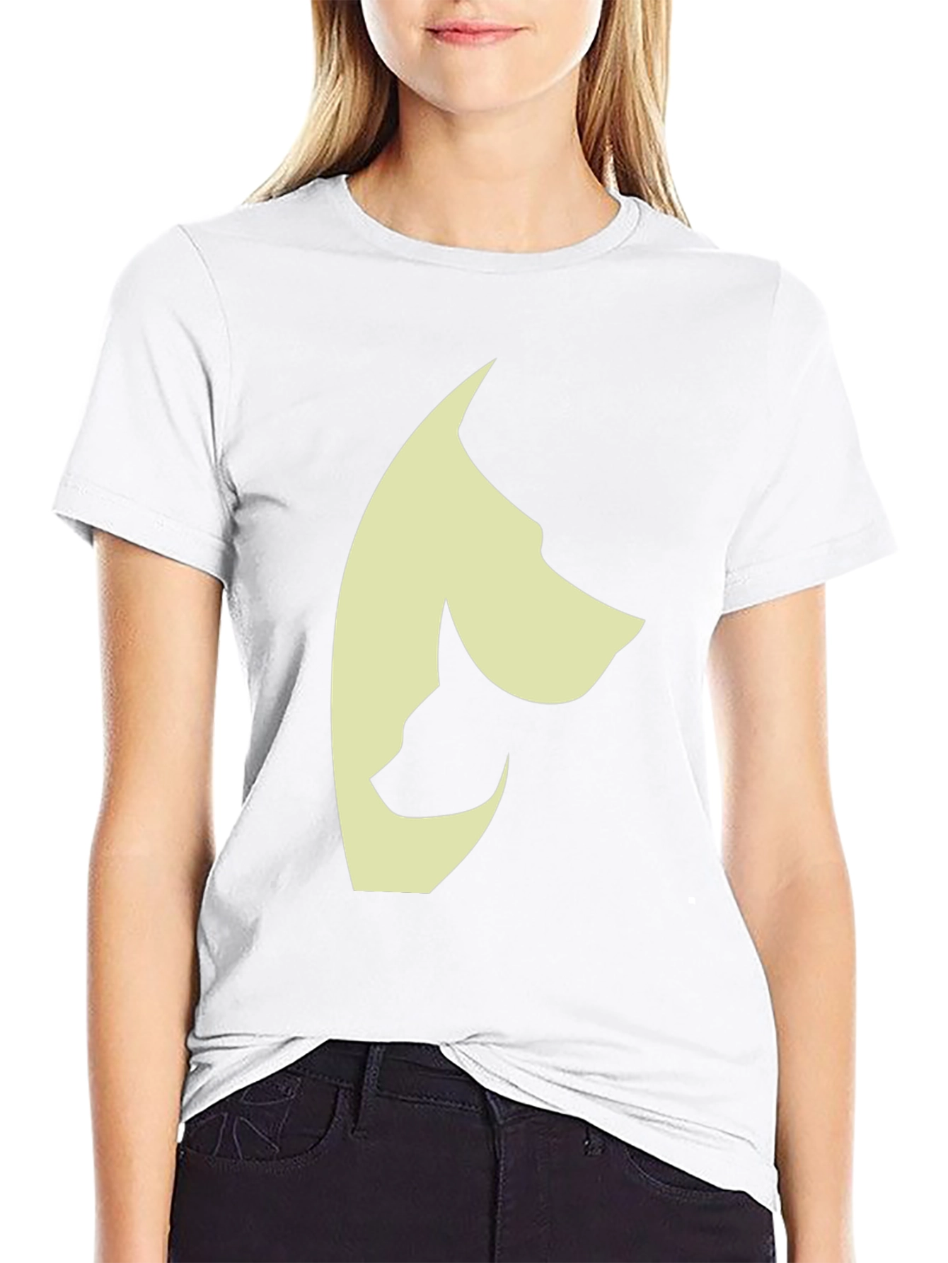 Dog and Cat Silhouette Graphic T-Shirt