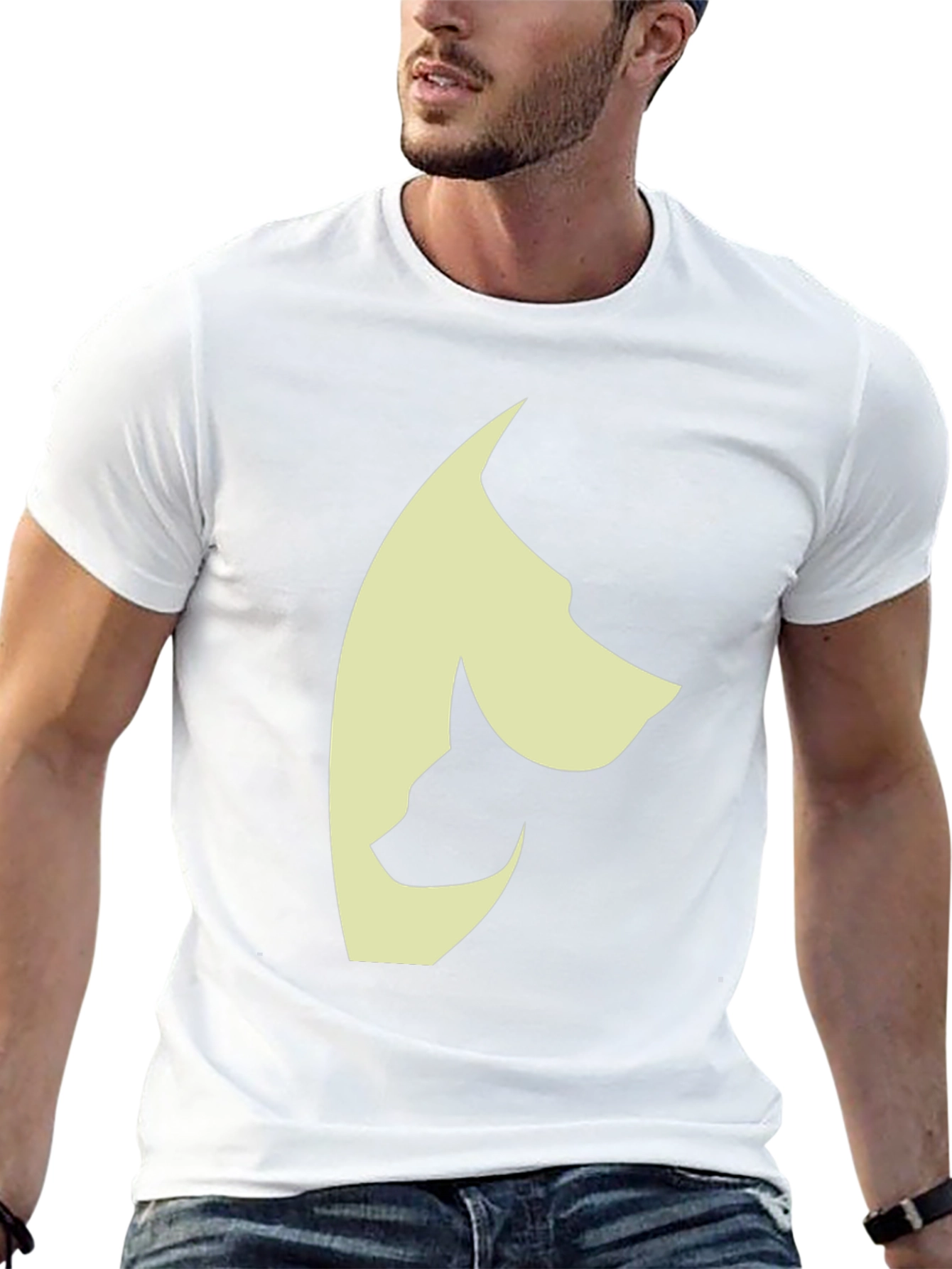 Dog and Cat Silhouette Graphic T-Shirt