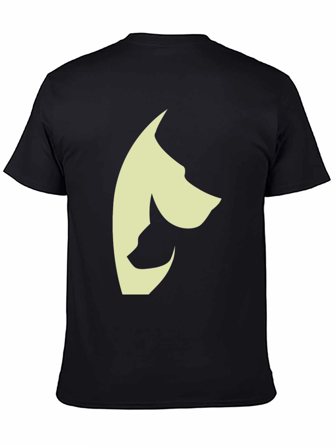 Dog and Cat Silhouette Graphic T-Shirt