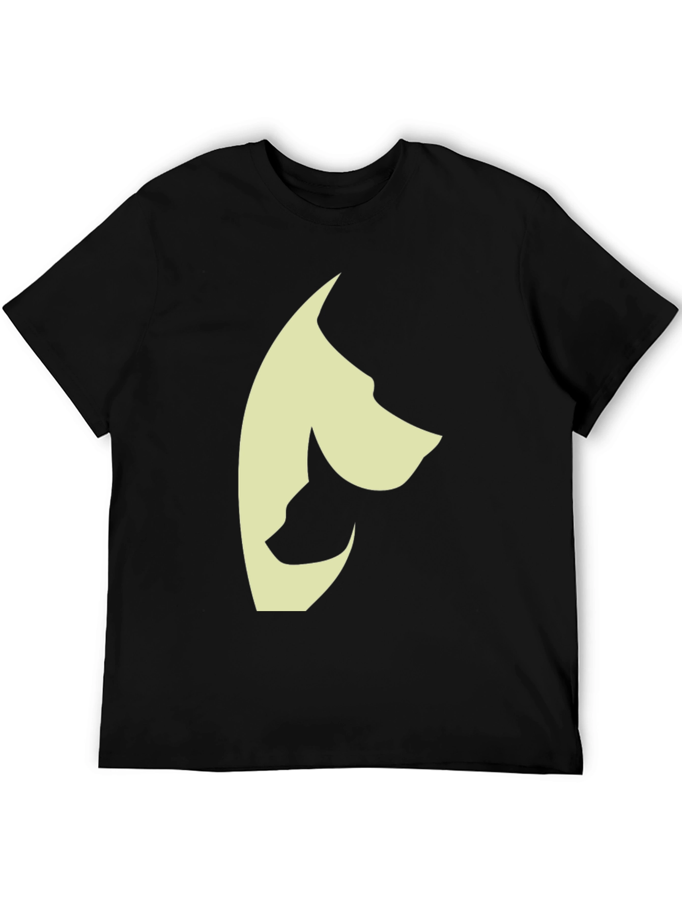 Dog and Cat Silhouette Graphic T-Shirt