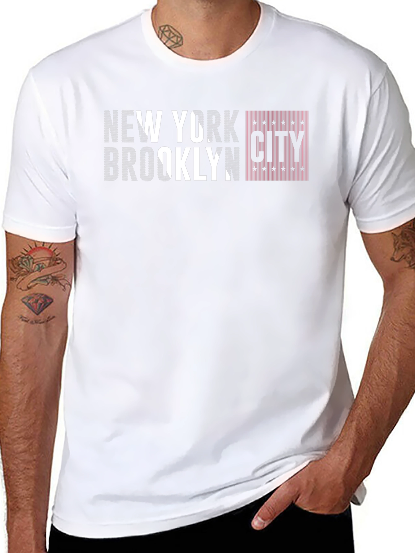 New York Brooklyn City Graphic Tee