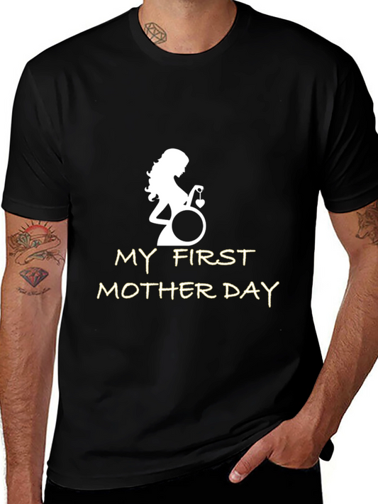 My First Mothers Day T-Shirt - Pregnancy Announcement
