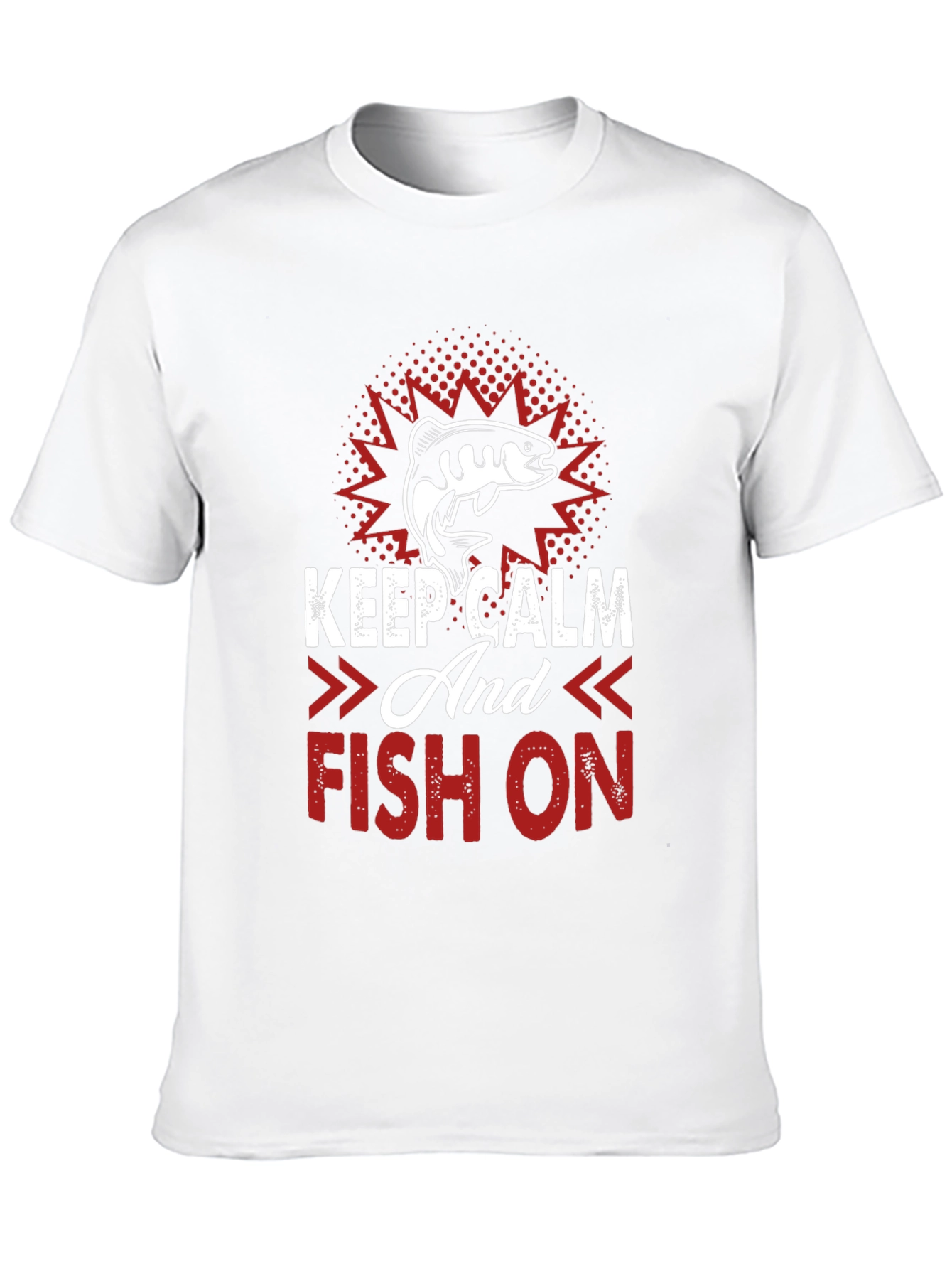 Keep Calm and Fish On T-Shirt