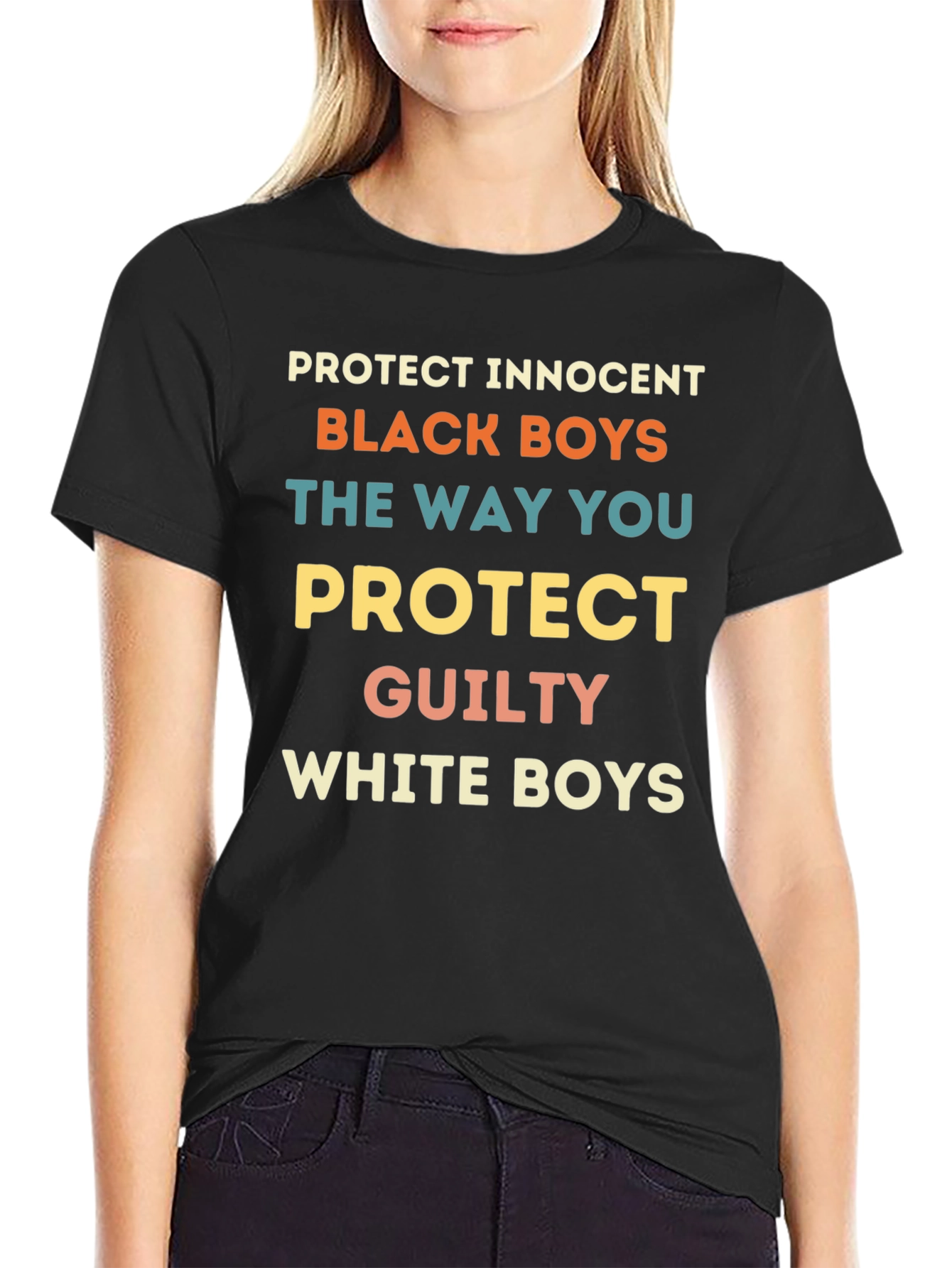 Protect Innocent Black Boys Graphic Tee