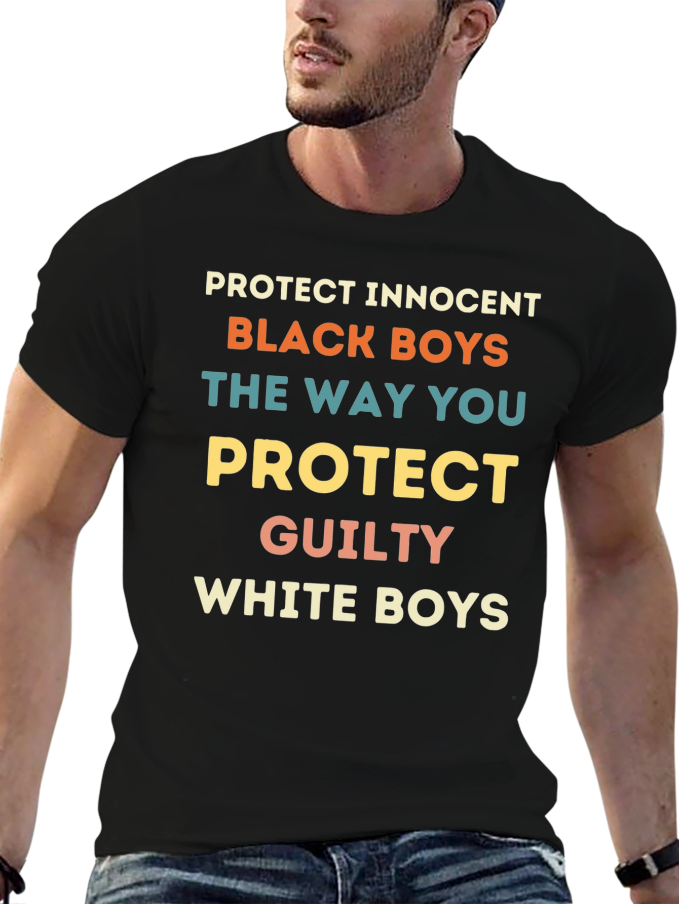 Protect Innocent Black Boys Graphic Tee