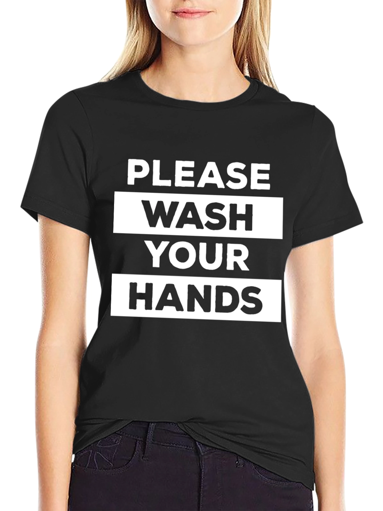 Please Wash Your Hands Graphic Tee