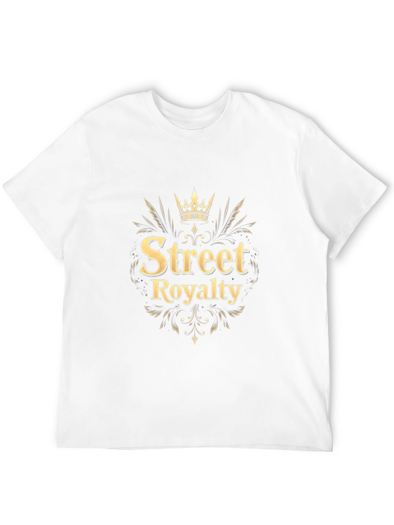 Street Royalty Black T-Shirt - Stylish Graphic Tee