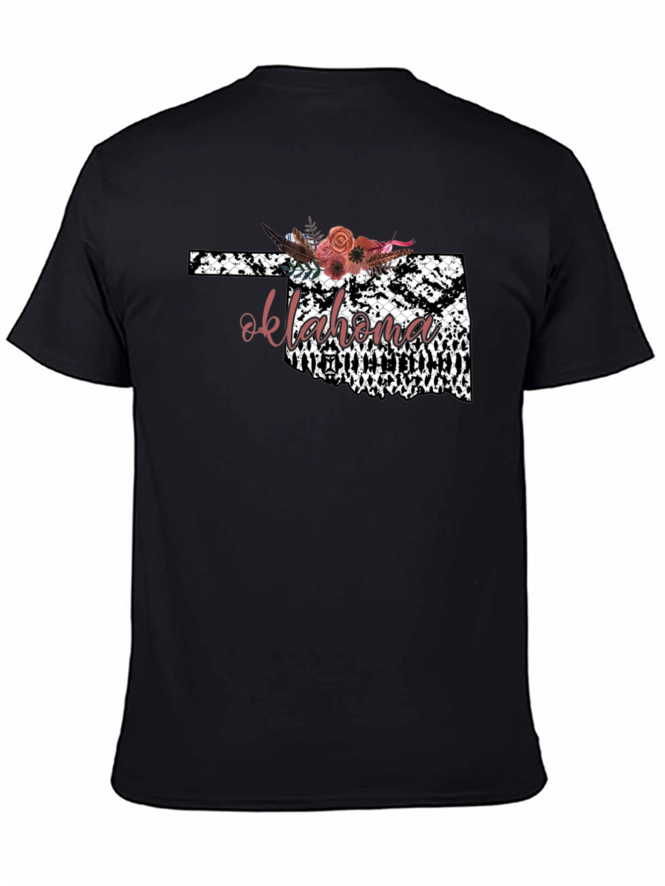 Oklahoma Floral Graphic Tee - Stylish State Pride