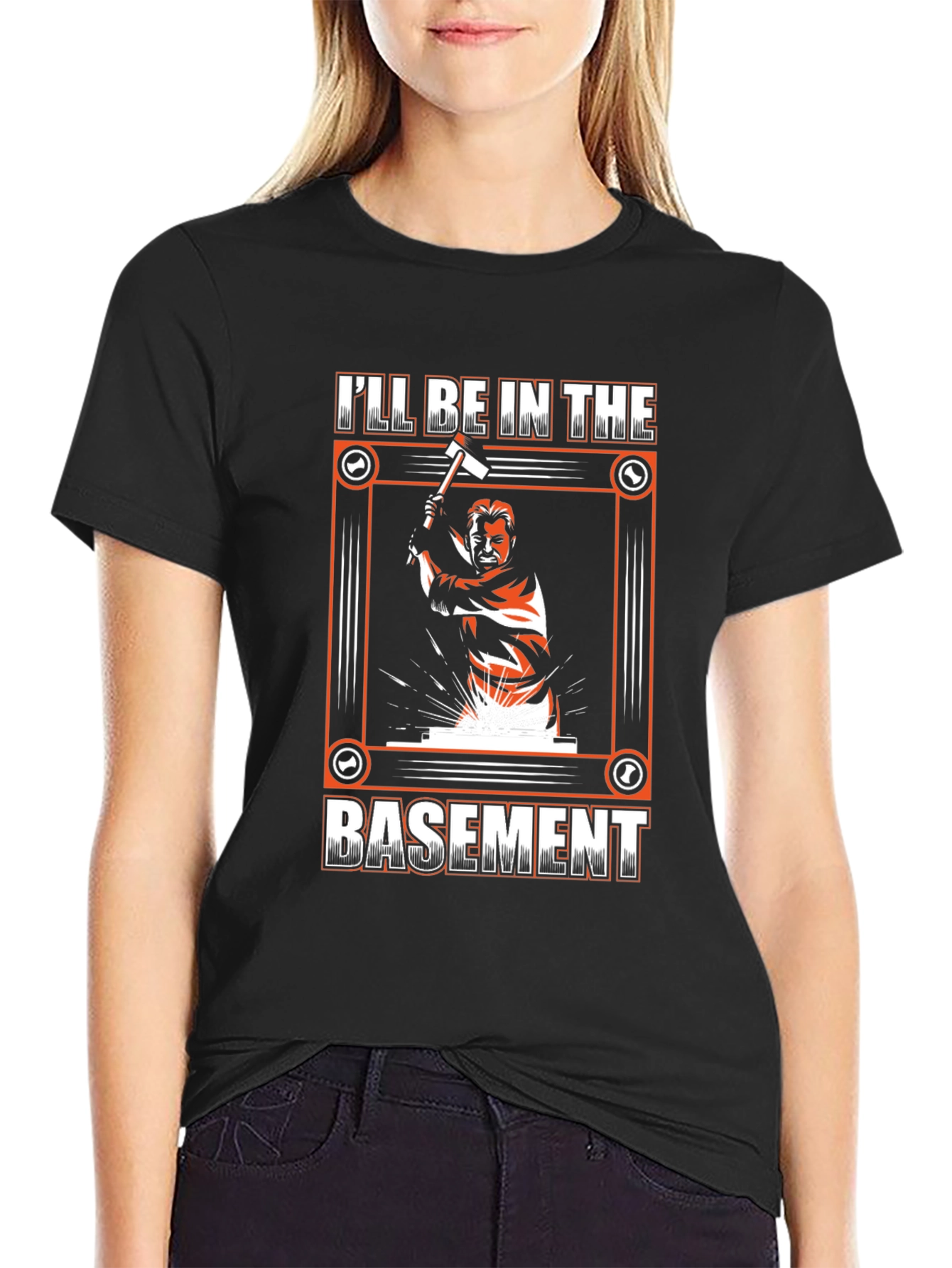Basement DIY T-Shirt - Black