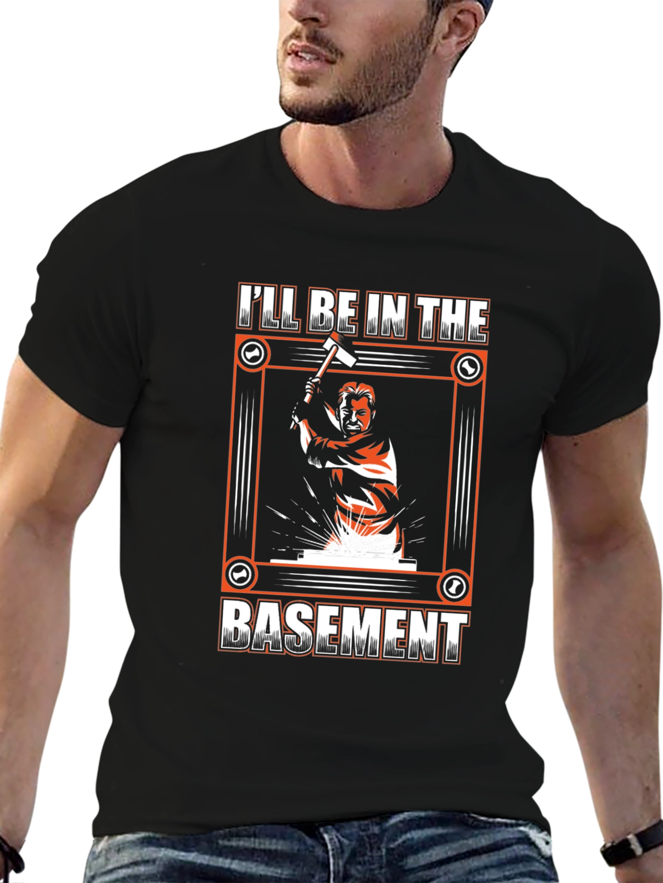 Basement DIY T-Shirt - Black
