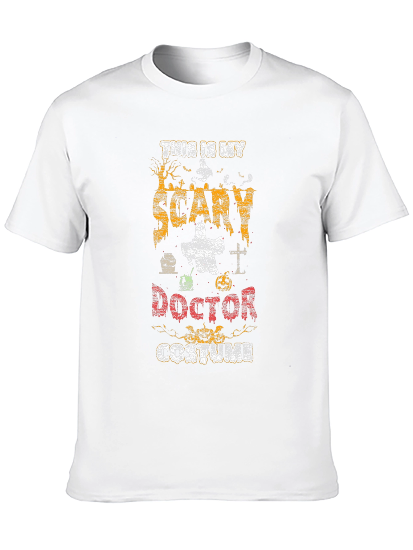 Scary Doctor Halloween Costume Graphic Tee